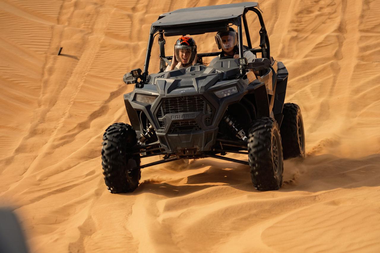 Dubai Self-Drive Polaris Buggy Adventure with Sandboarding & Camel Ride