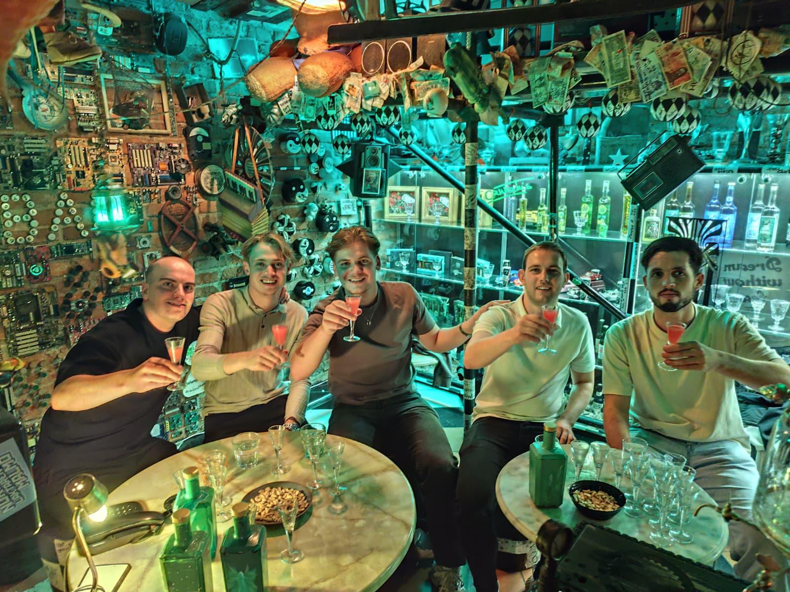 Prague Historic Absinthe Cellar Tasting