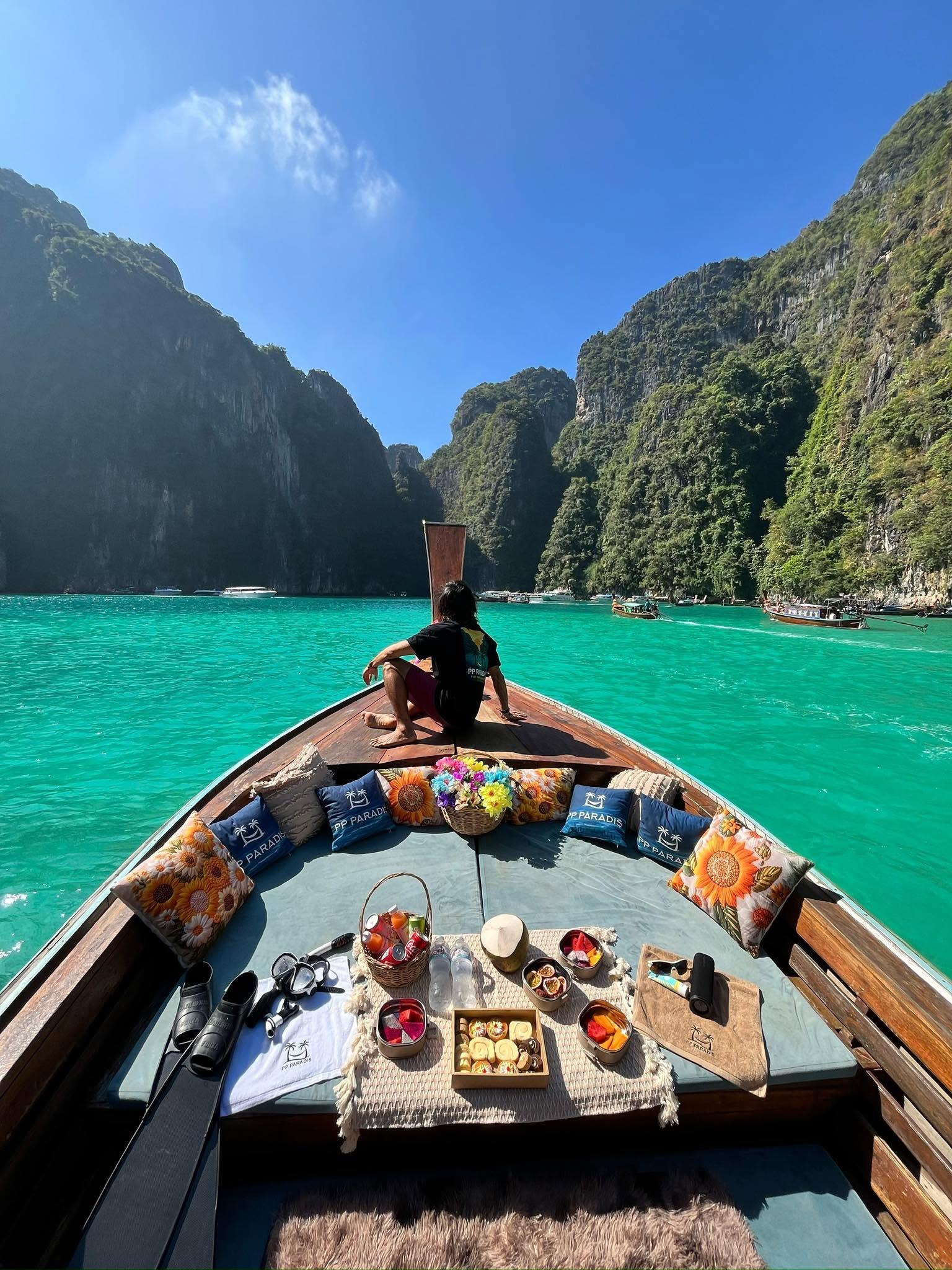 Phi Phi Islands Private Long-Tail Boat Tour with Snorkeling
