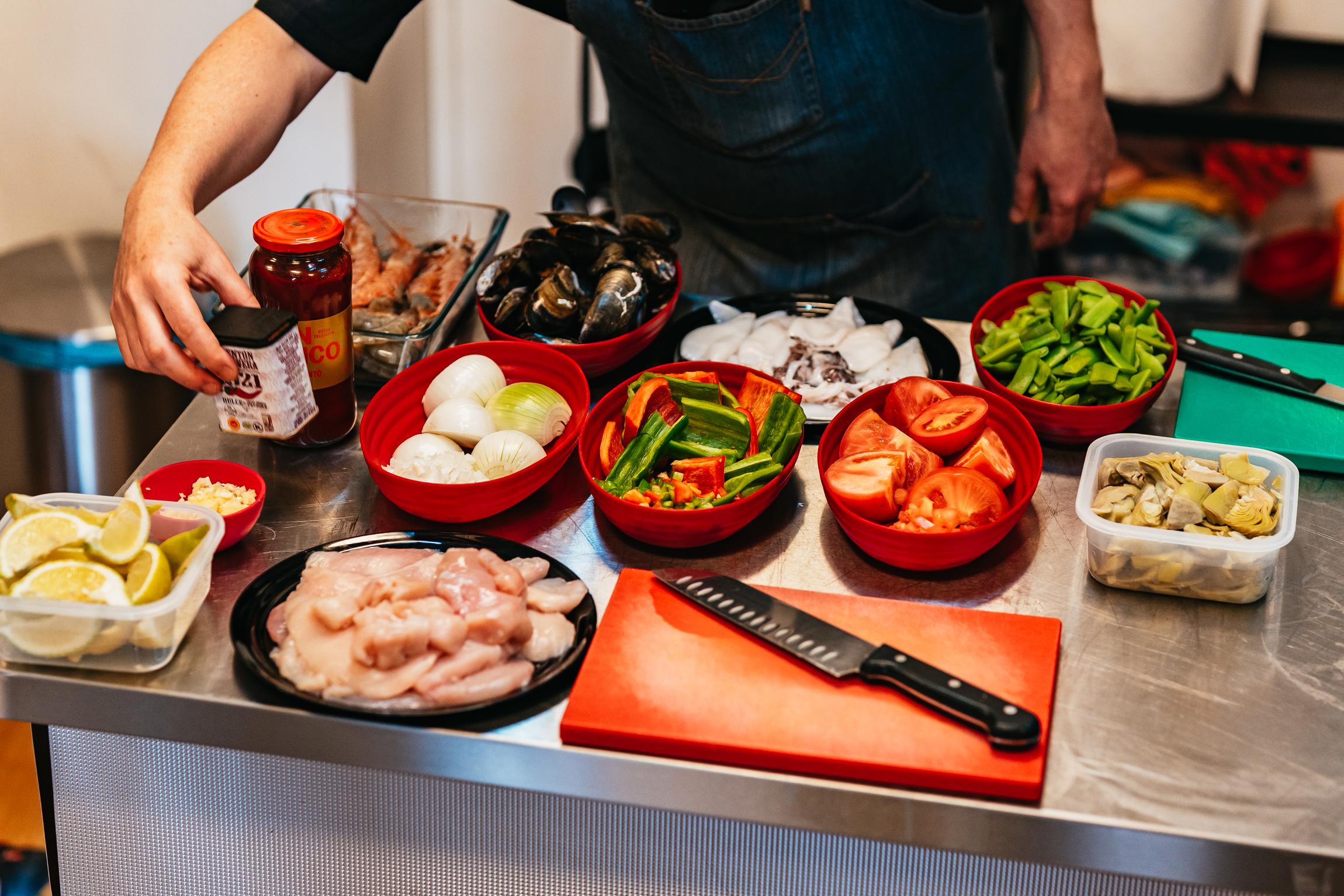 paella cooking class in Madrid — photo 6