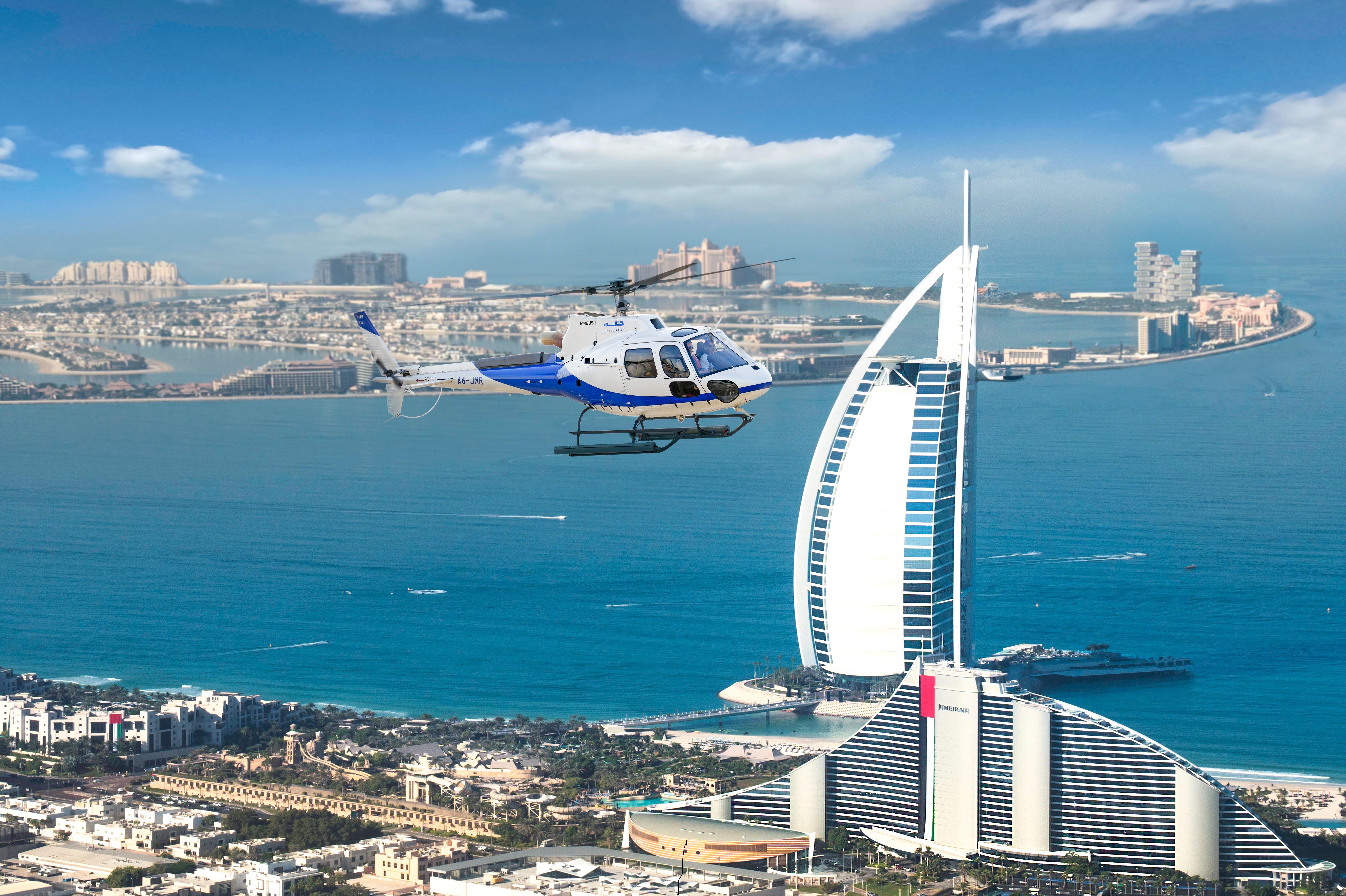 Dubai Helicopter Tour Over Palm Jumeirah & City Icons