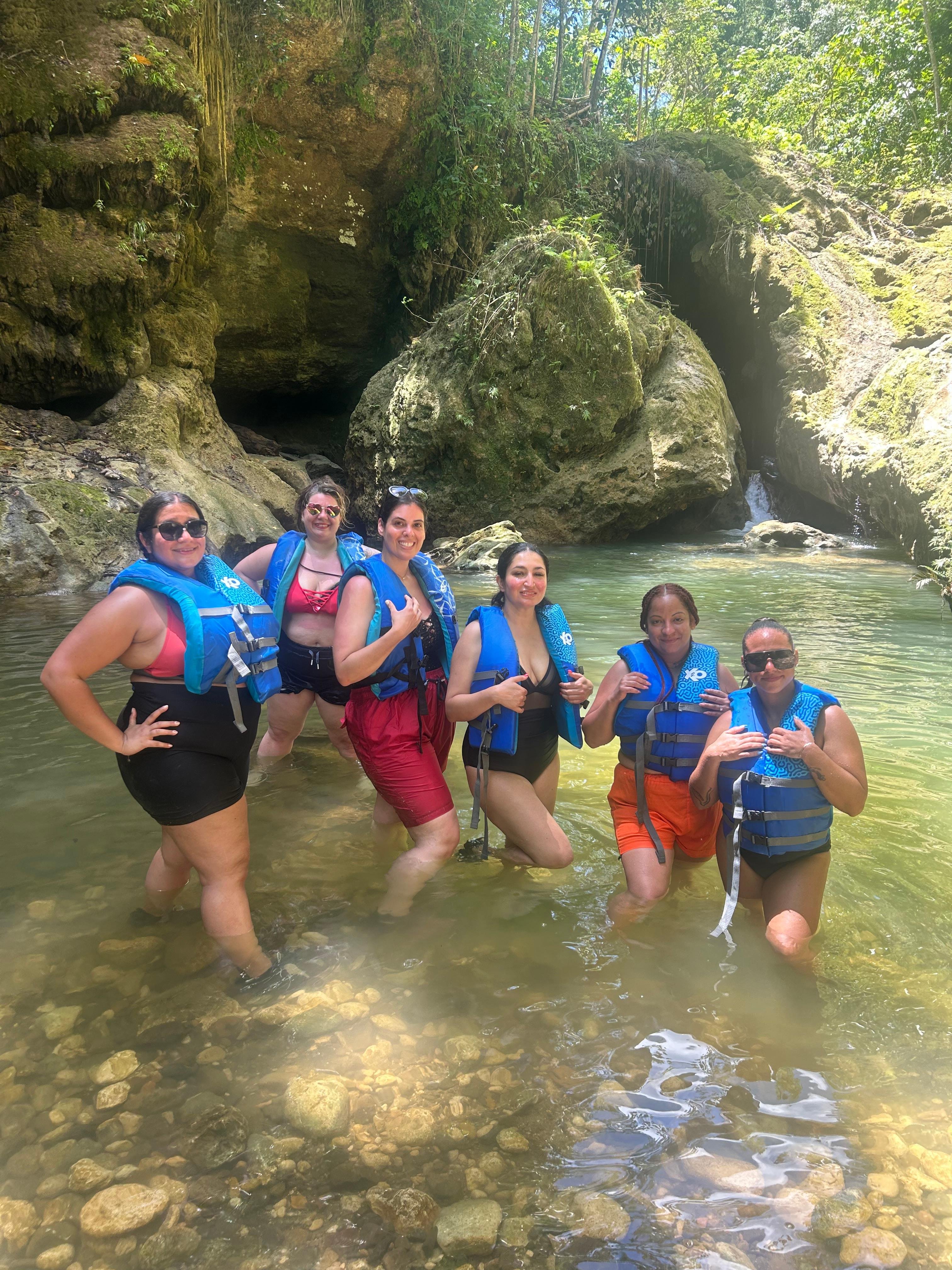 Charco Azul Canyon, Caves, and Mar Chiquita Beach Adventure