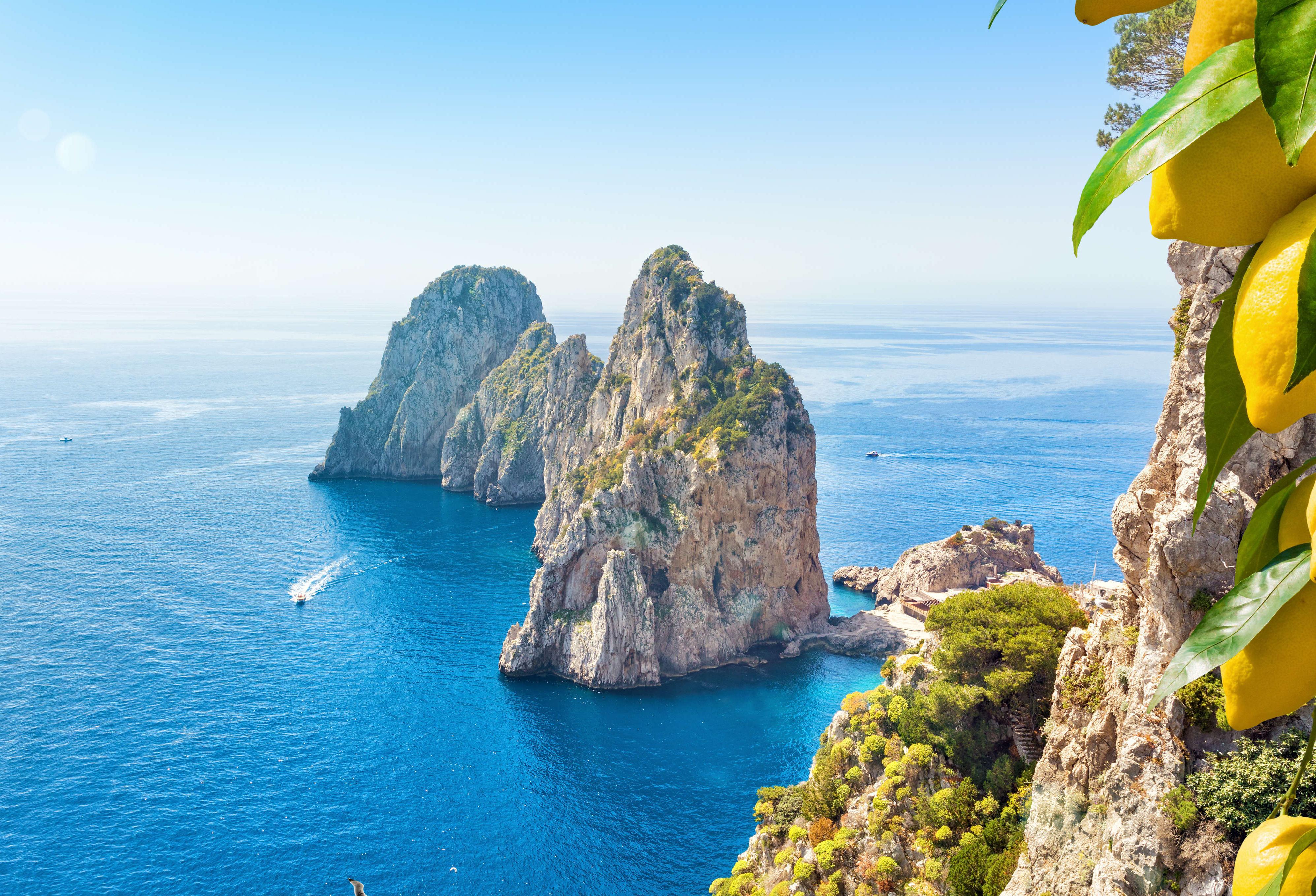 Capri Boat Tour from Sorrento with Snorkeling & Drinks