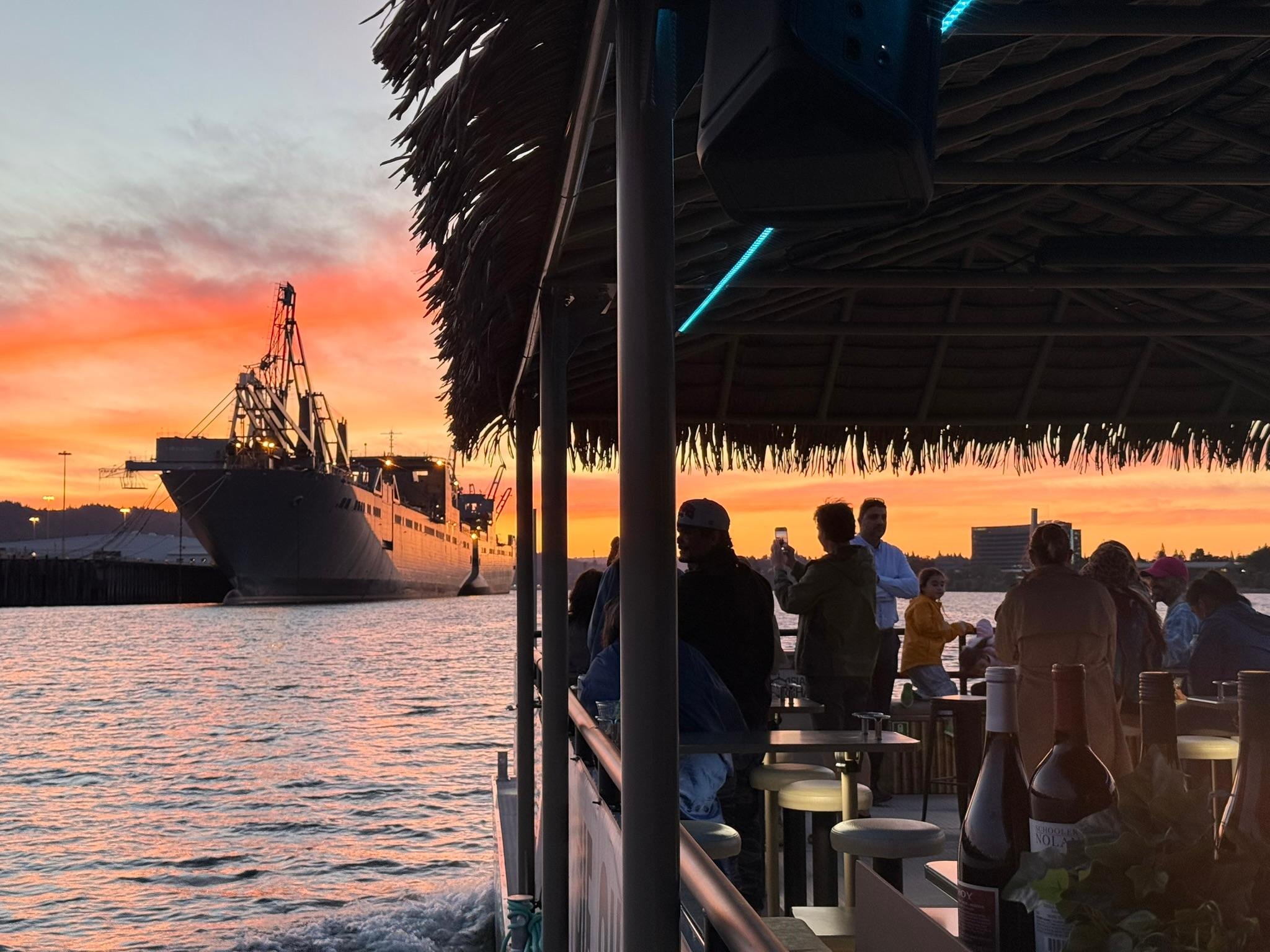 Island-Style Sunset Cruise on the Willamette River