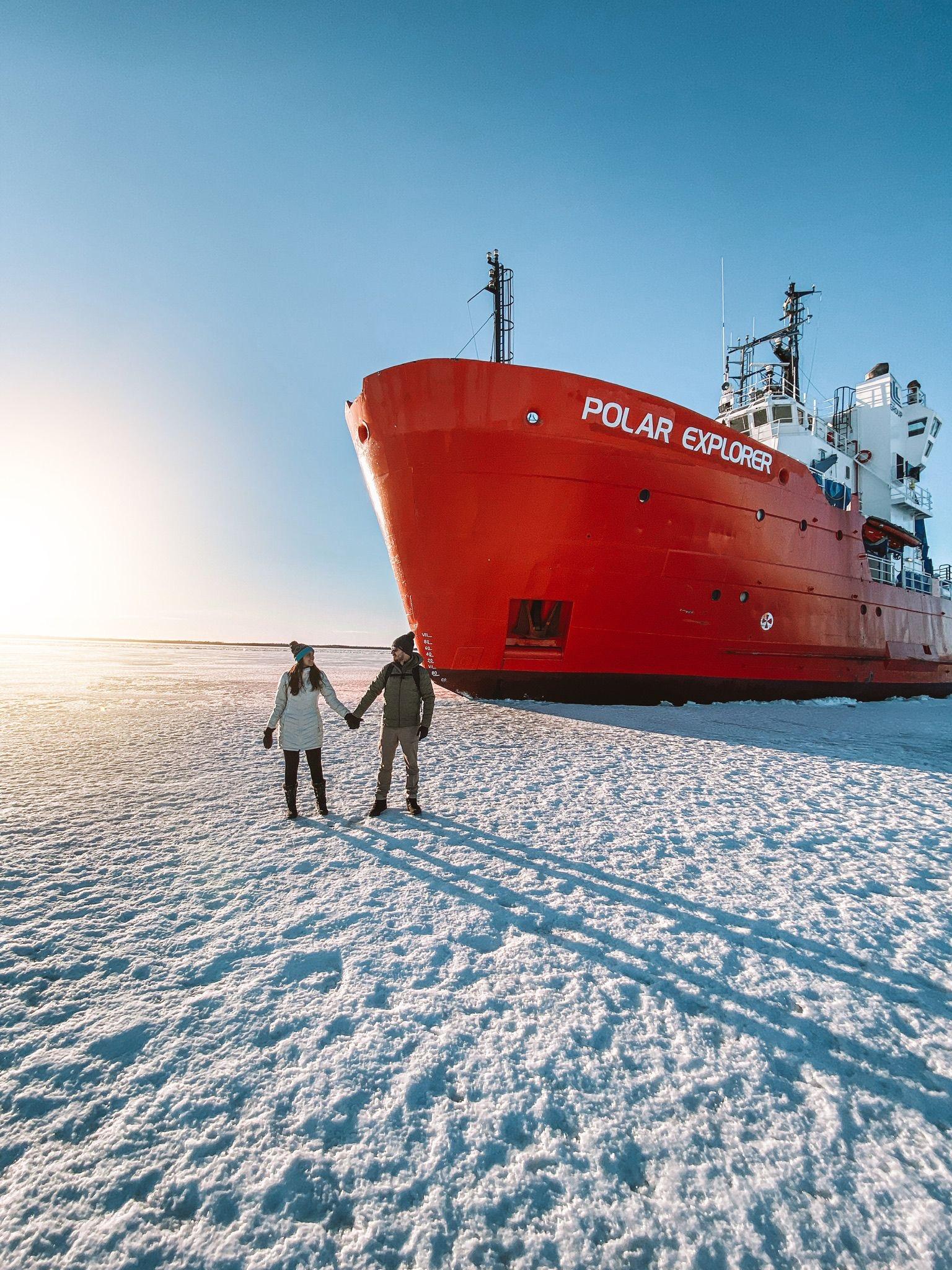 Arctic Icebreaker Cruise: Float & Walk on Frozen Sea