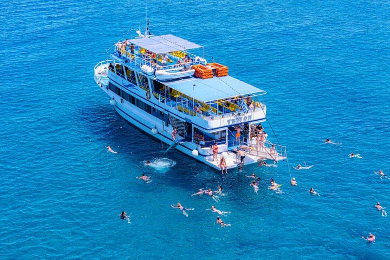 Rhodes: Lindos Boat Trip with Swim Stops