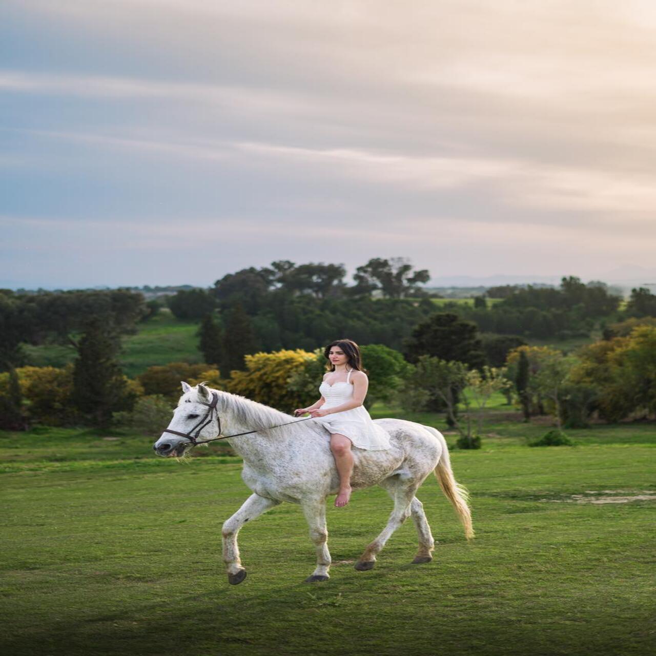 Hammamet Sunset Horse Ride at Yasmine Golf Club