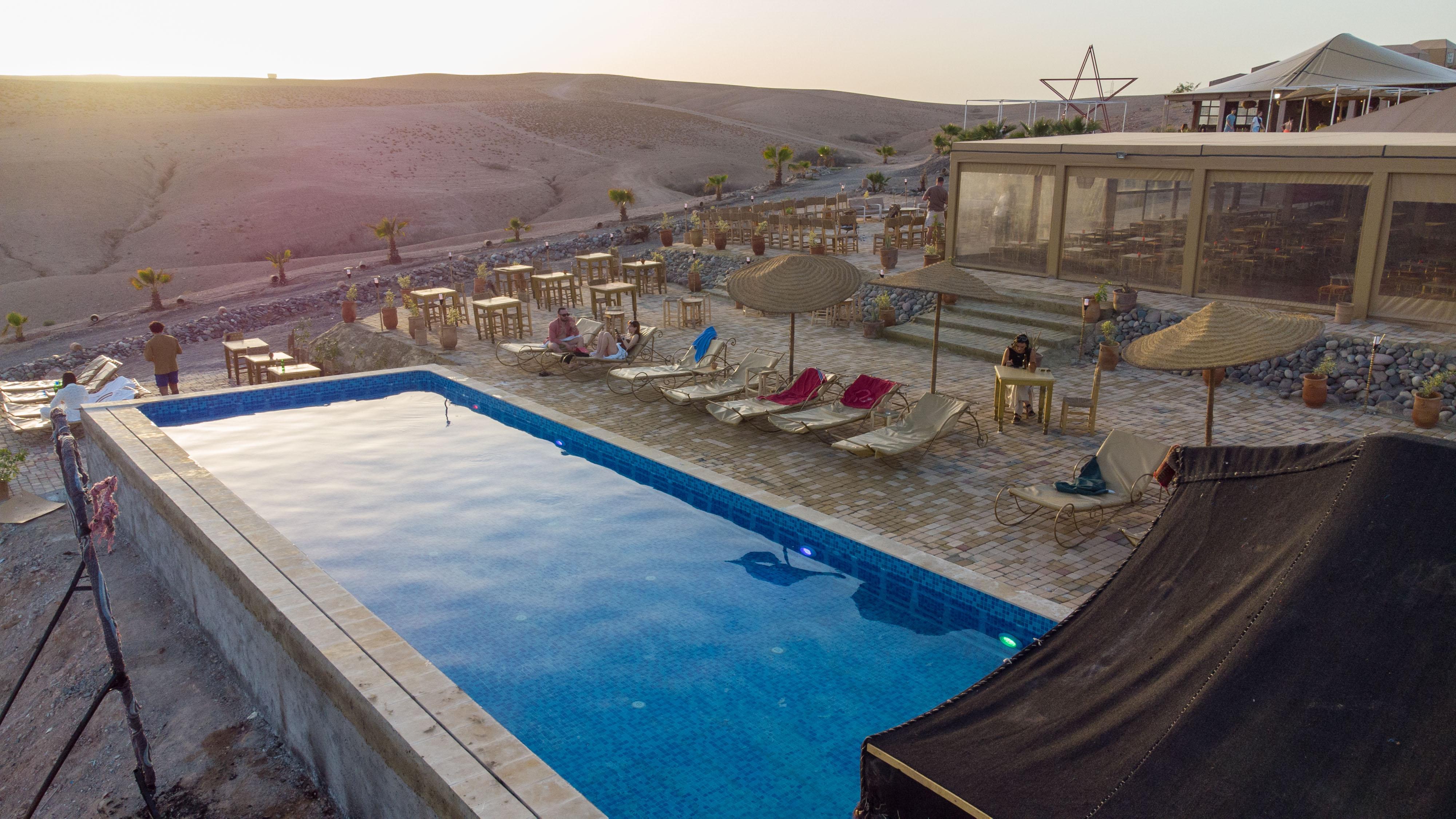 Agafay Desert Adventure: Quad Bikes, Camels & Pool Day from Marrakech