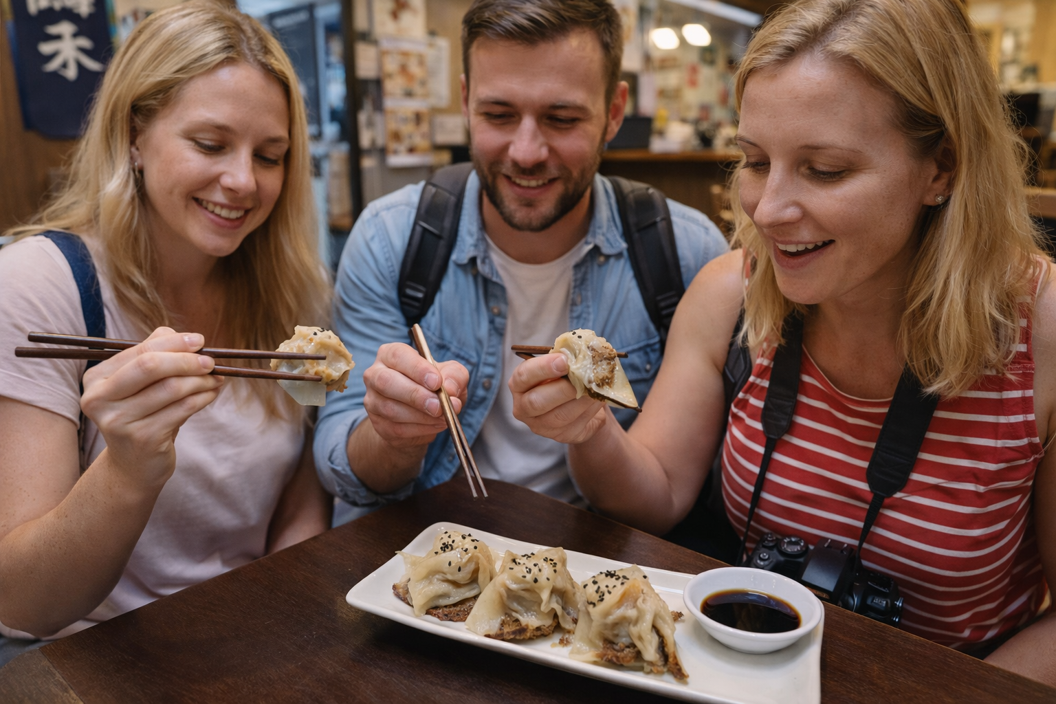 Ramen & Gyoza Cooking Class with Unlimited Sake