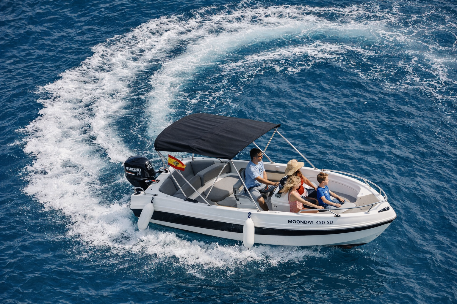 Self-Drive Boat Rental in Puerto Colon (No License Required)