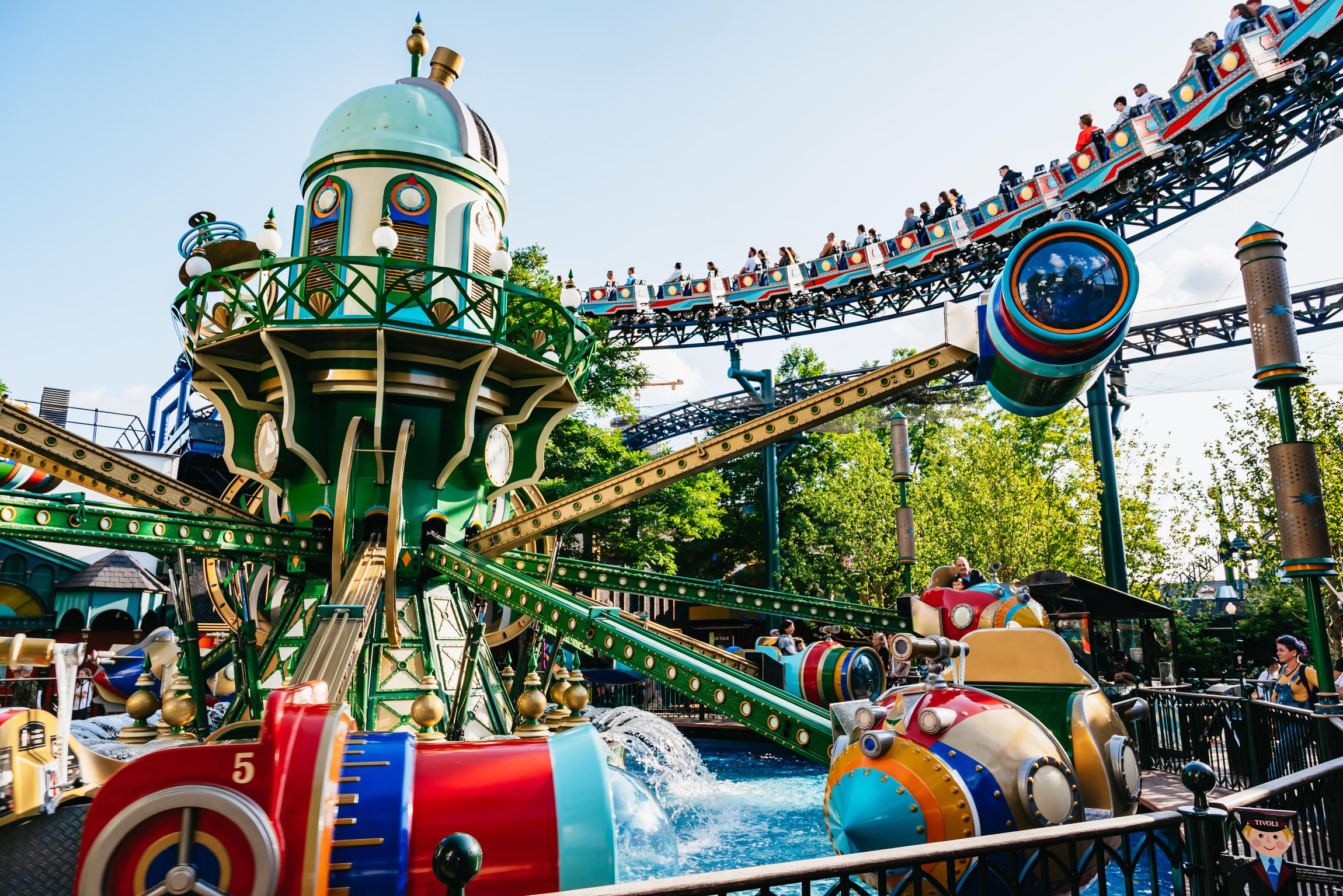 Copenhagen Halloween season at Tivoli Gardens — autumn garden scenery — image 16
