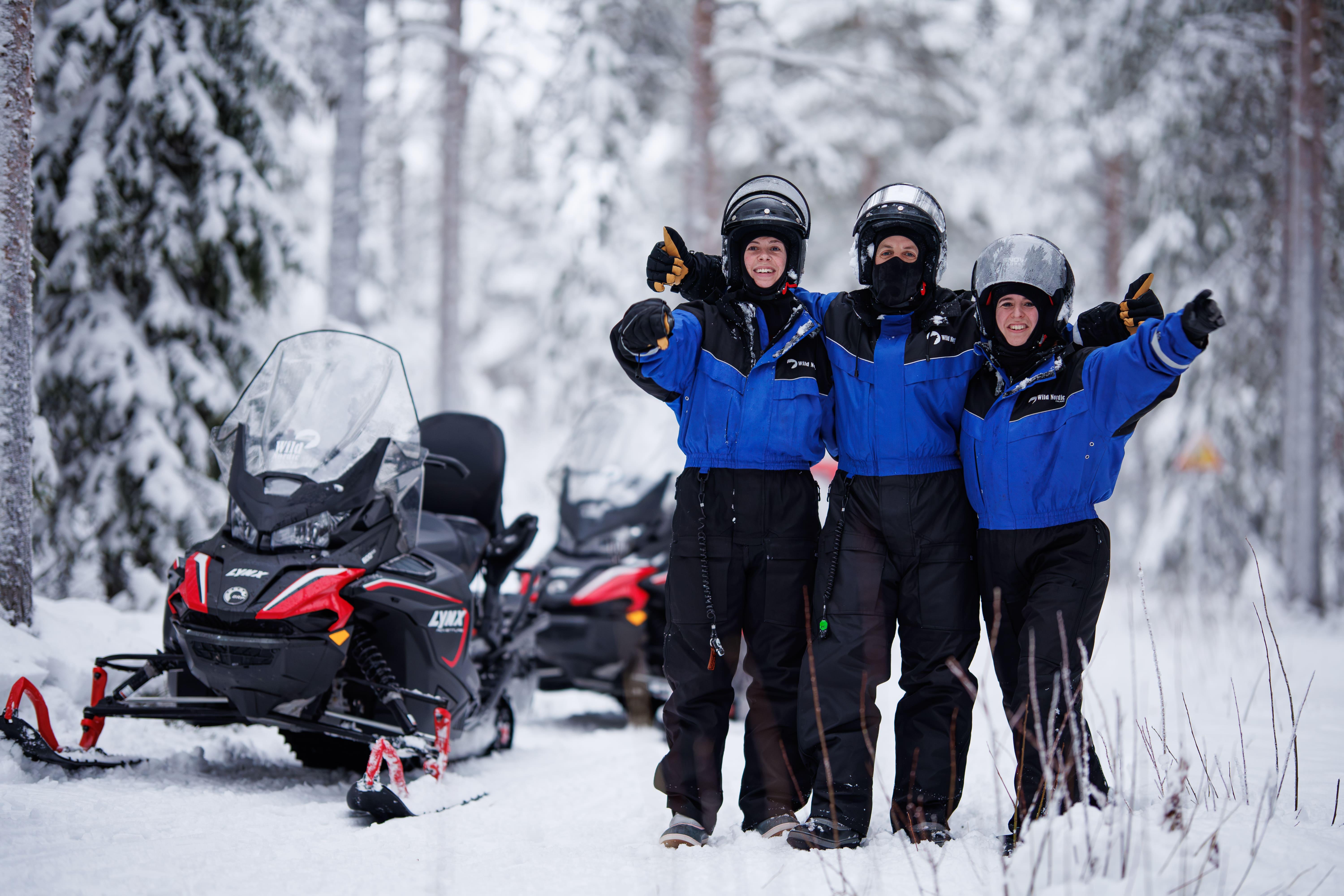 Rovaniemi Arctic Forest Snowmobile Safari