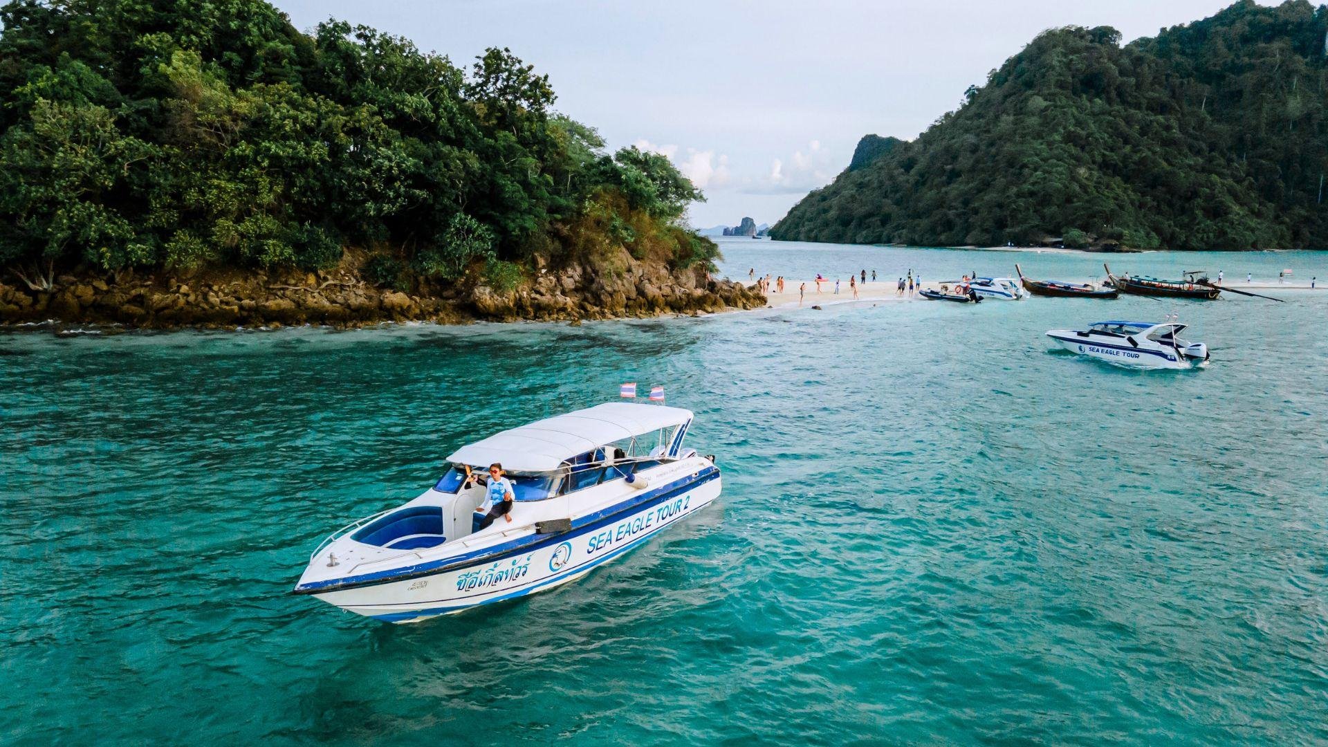 Krabi 4 Islands Speedboat Day Trip with Lunch