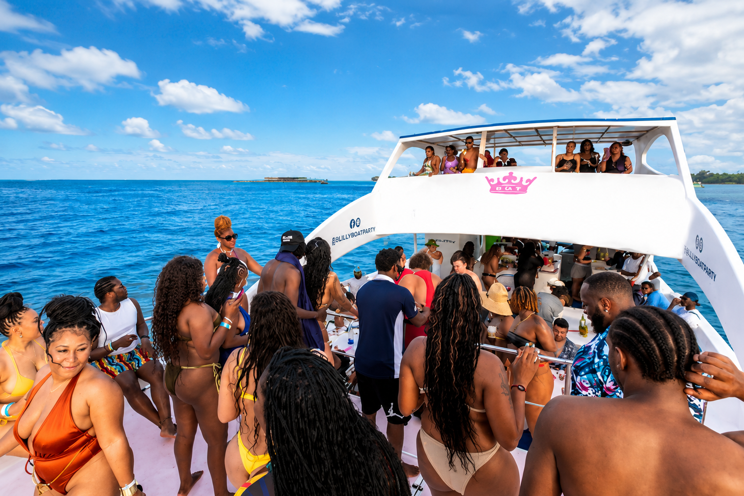 Hip Hop Party Boat with Open Bar & Natural Pool