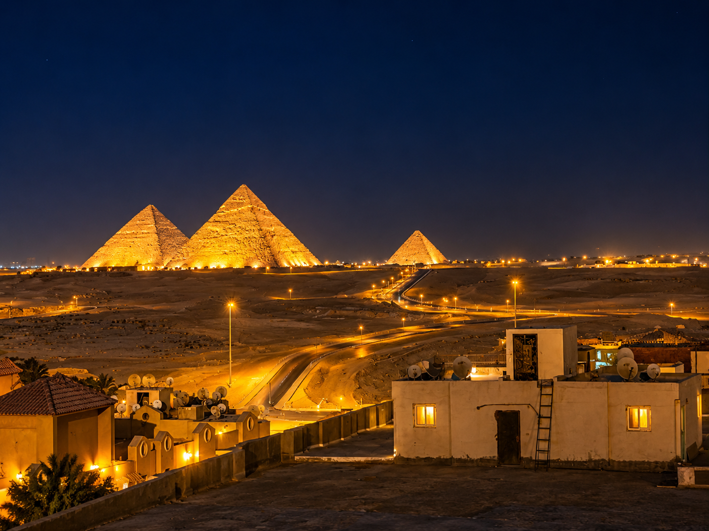 Hurghada: Cairo 2-Day Tour with Luxury Pyramids View Stay