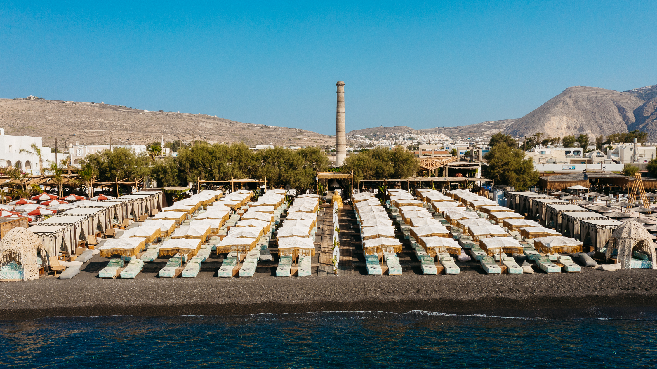FortyOne Perivolos Beach Premium Sunbed Experience