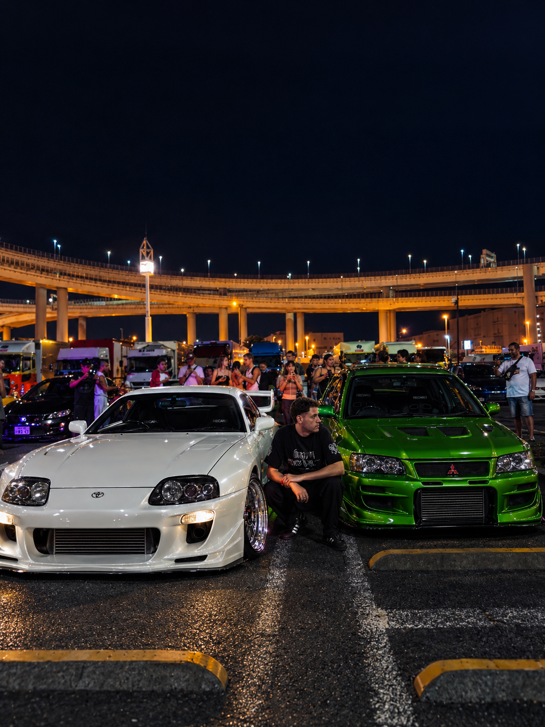 Tokyo JDM Night Tour: Daikoku or Umihotaru Car Meet Experience