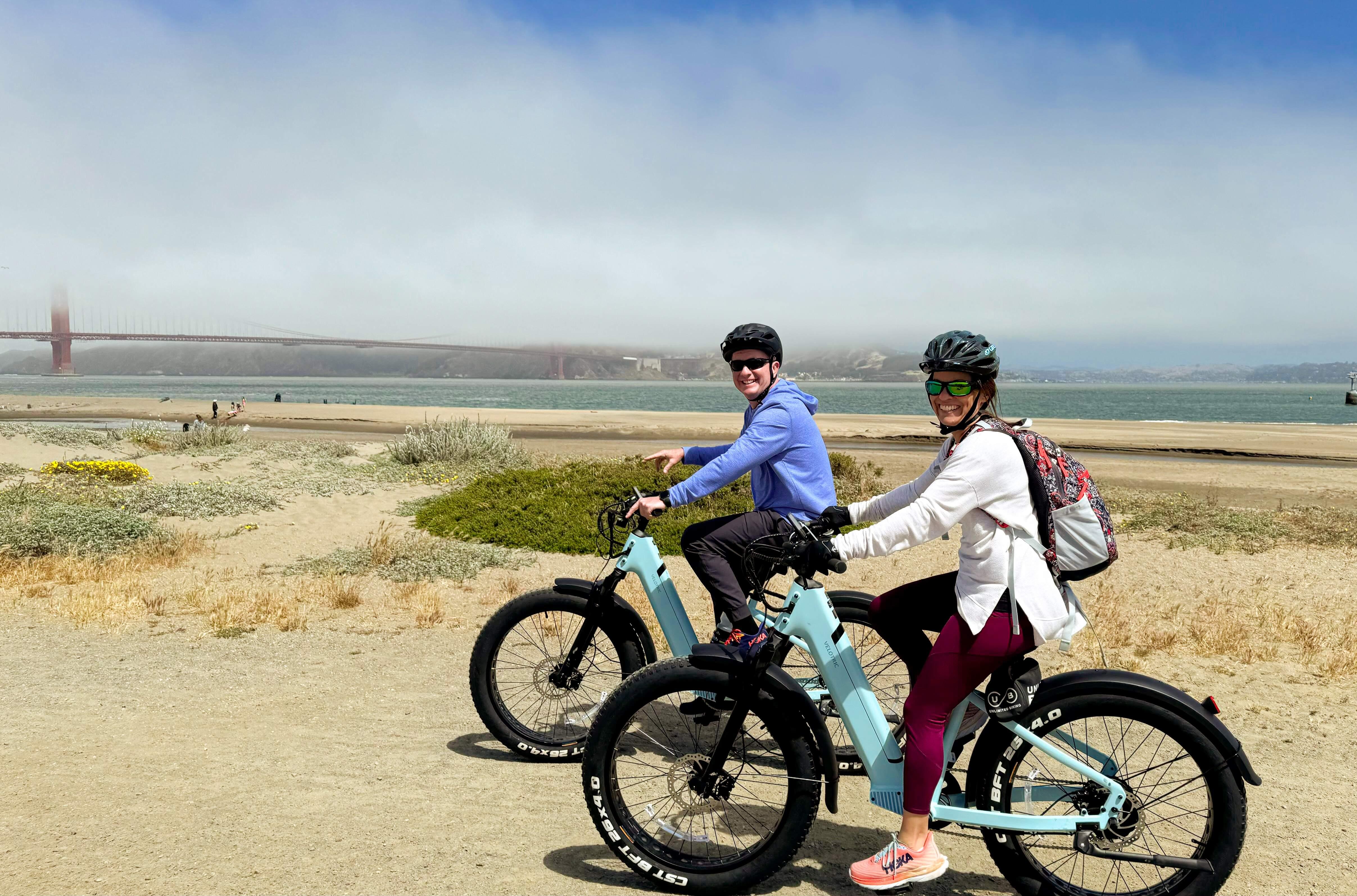 San Francisco: E-Bike-Verleih zur Selbstführung mit optionaler Fähre