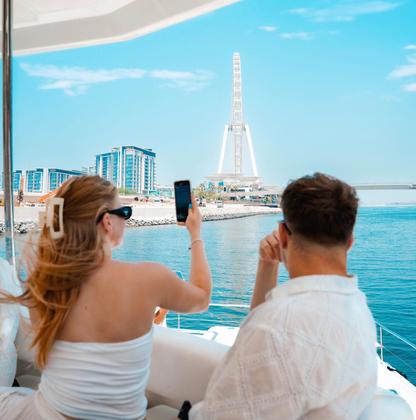 Dubai Marina Yacht Cruise with Drinks & Skyline Views