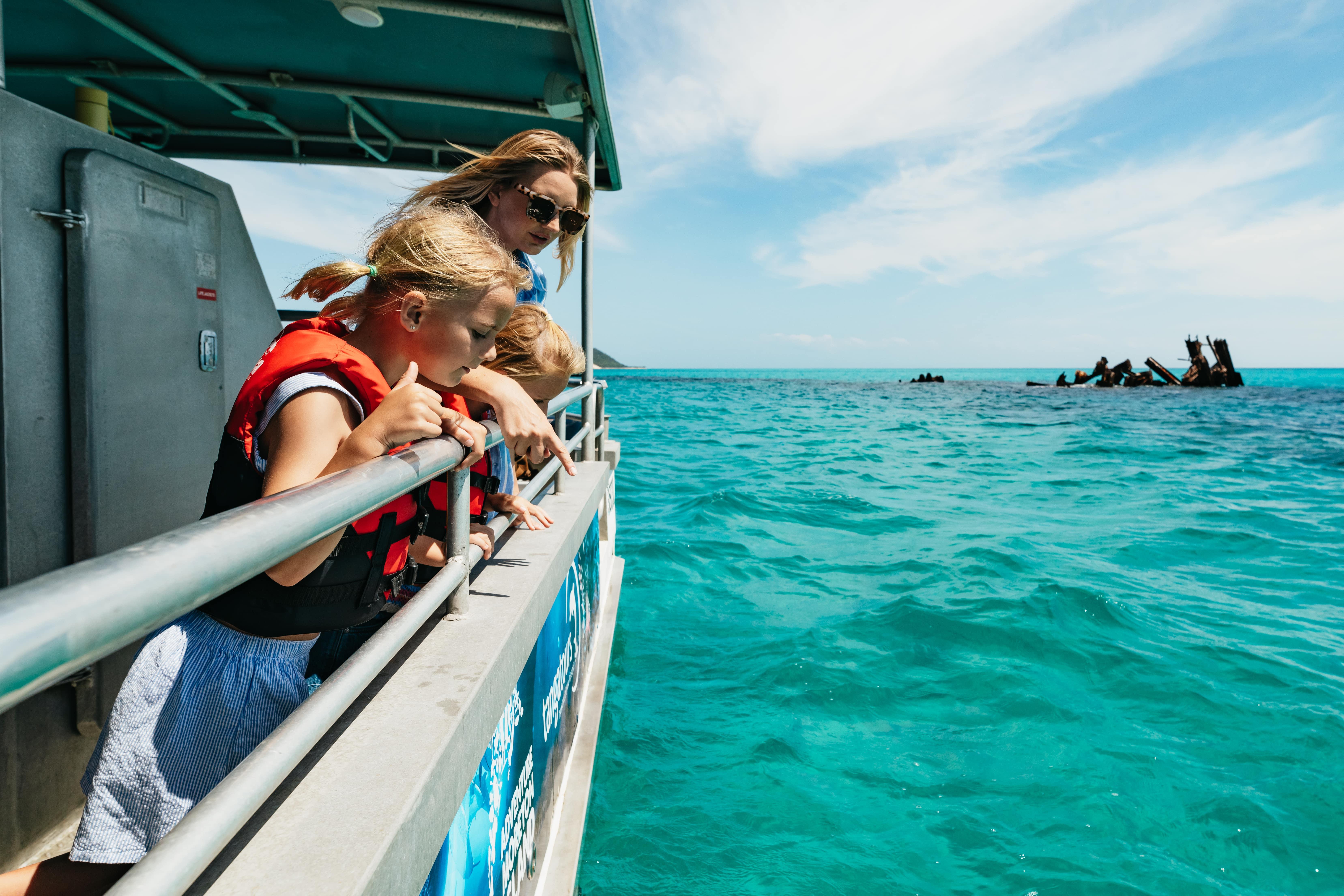 Moreton Island Marine Discovery Cruise with Tangalooma Resort Access