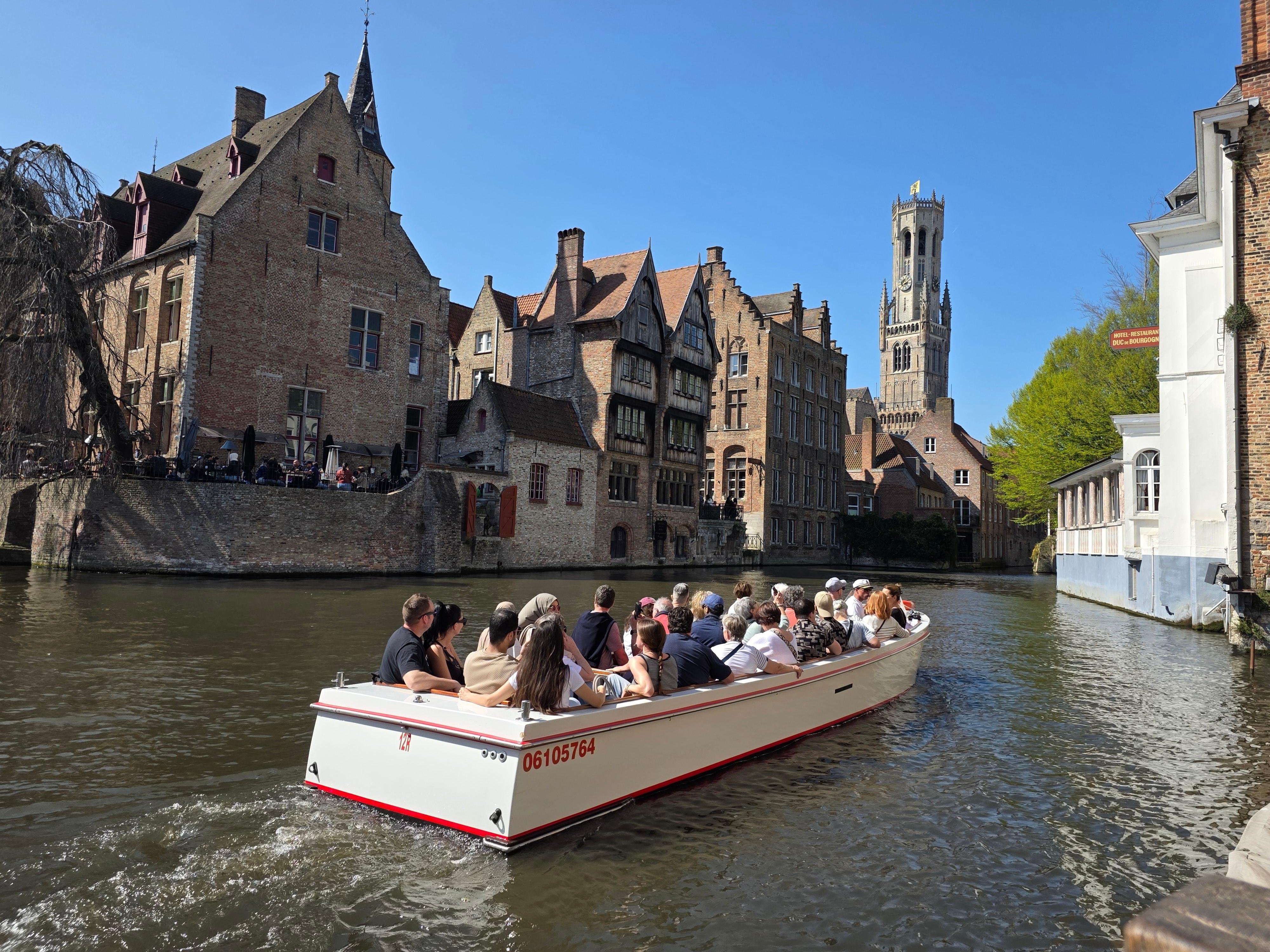 Bruges canal boat tour — medieval canals, low bridges, the Belfry and the Beguinage in the Venice of the North — image 27