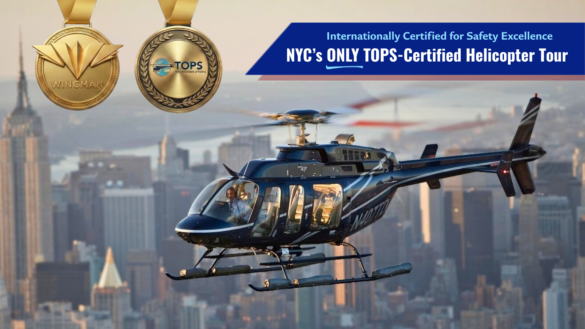 Tour Turístico de Helicóptero por Manhattan