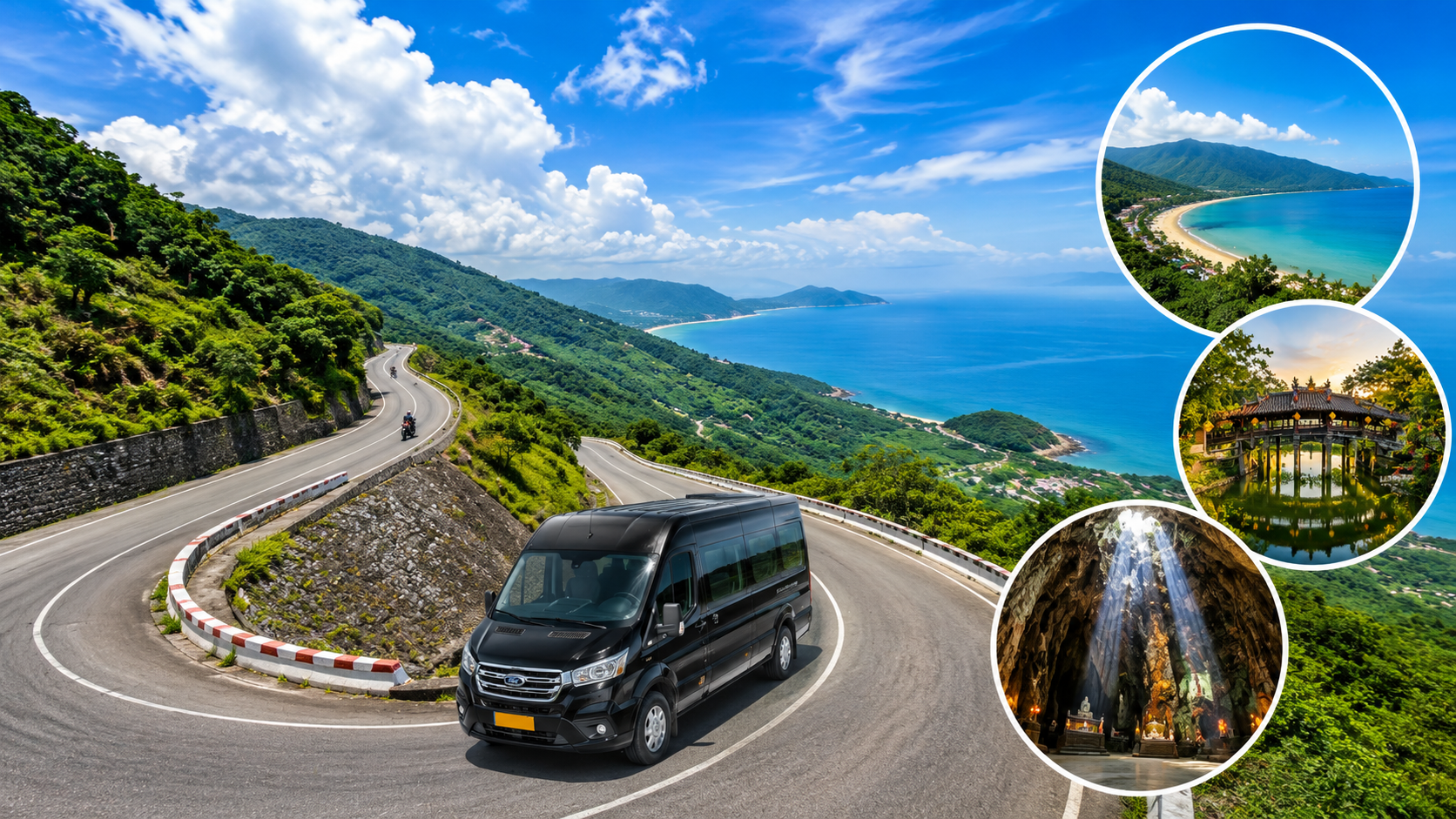 Hue ↔ Hoi An & Da Nang via Hai Van Pass Transfer