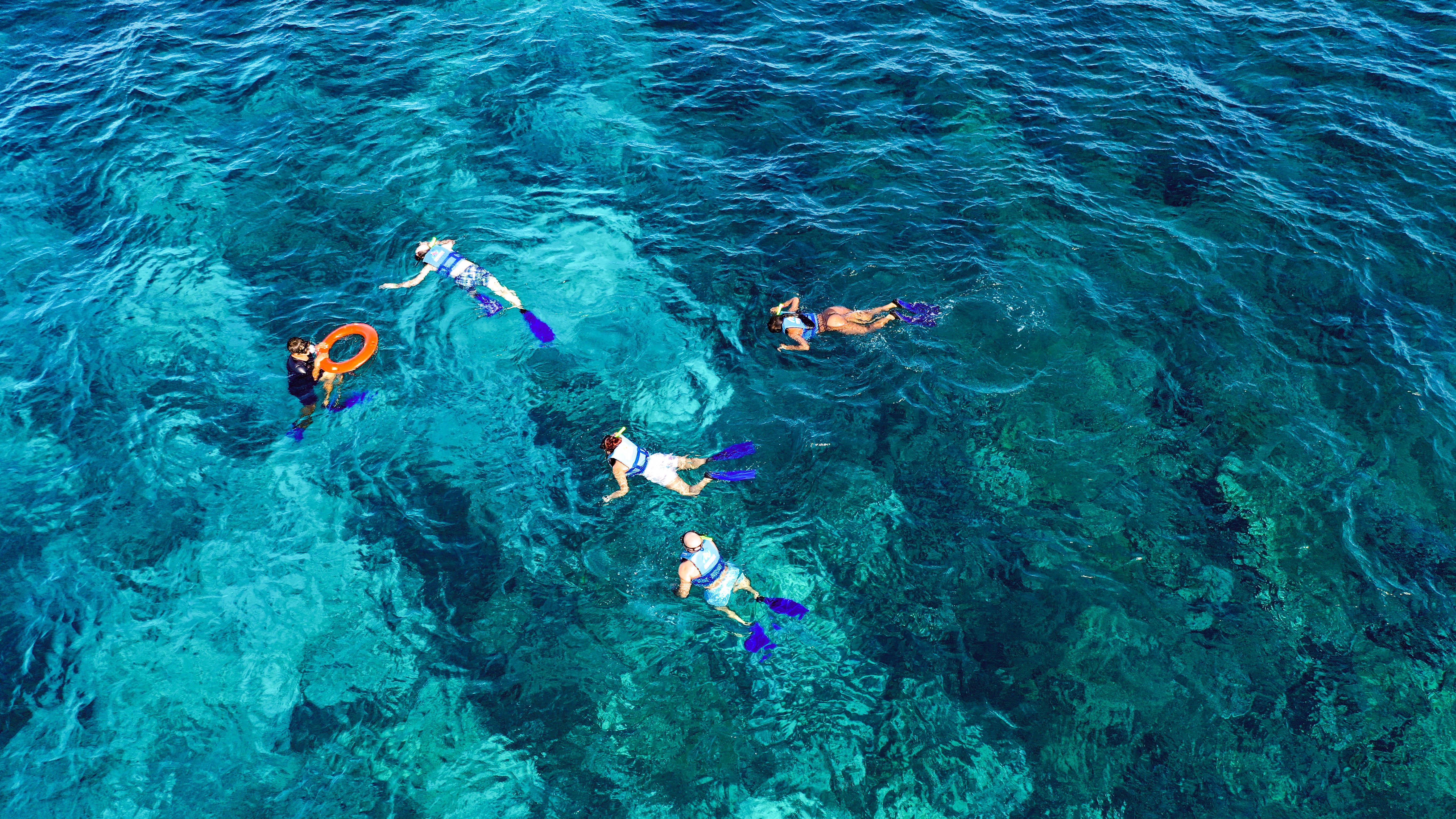 Isla Mujeres Catamaran Day Trip with Open Bar & Beach Club