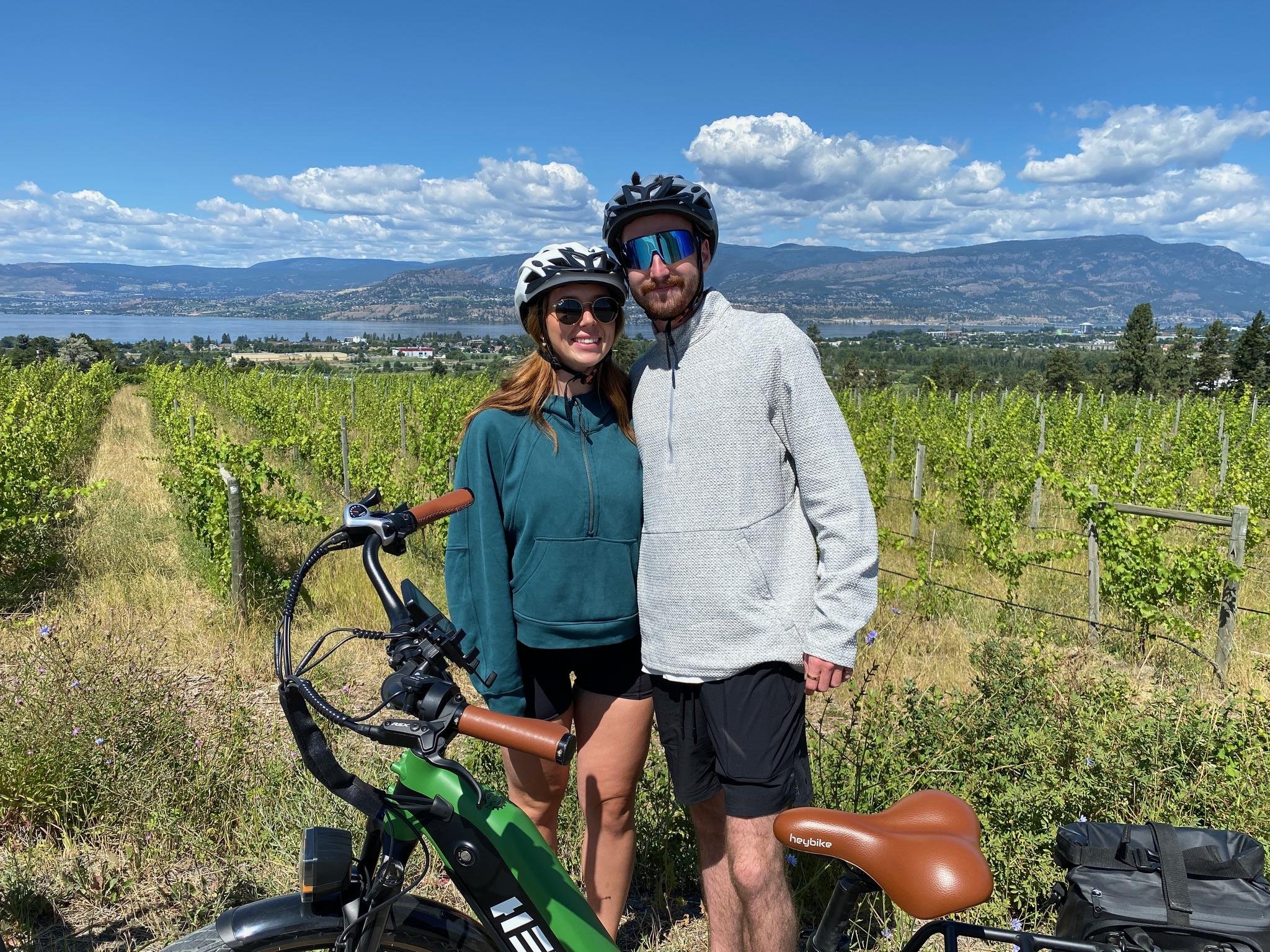 E-Bike Wine Tour with Lunch in Okanagan Valley