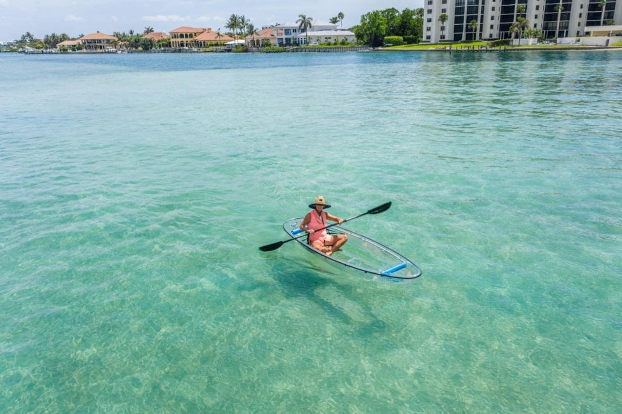 Clear Kayak Adventure Through Jupiter's Indian River Lagoon