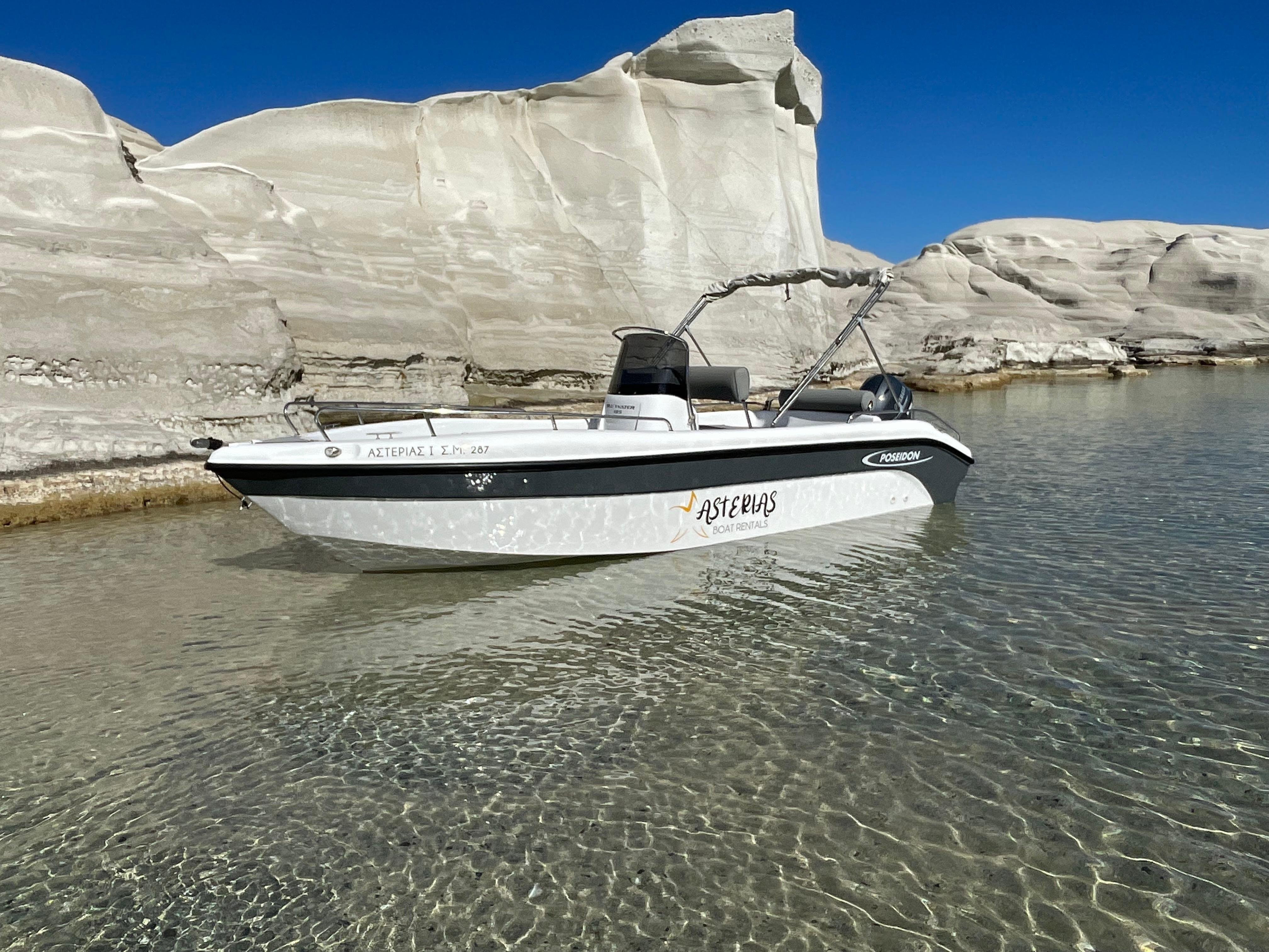 Milos boat rental self drive no licence Kleftiko — image 8