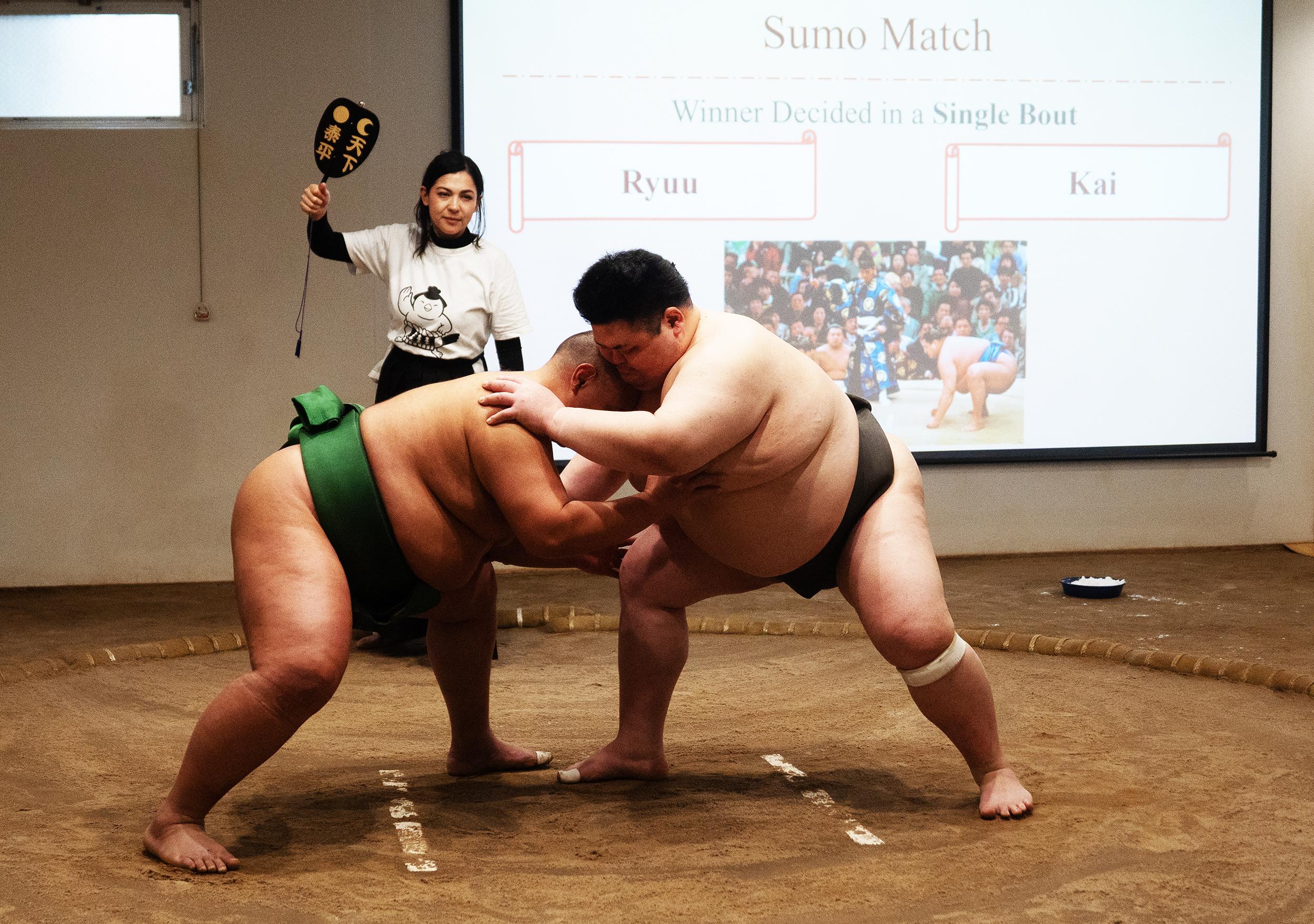 Live Sumo Wrestling Show with Ring Challenge