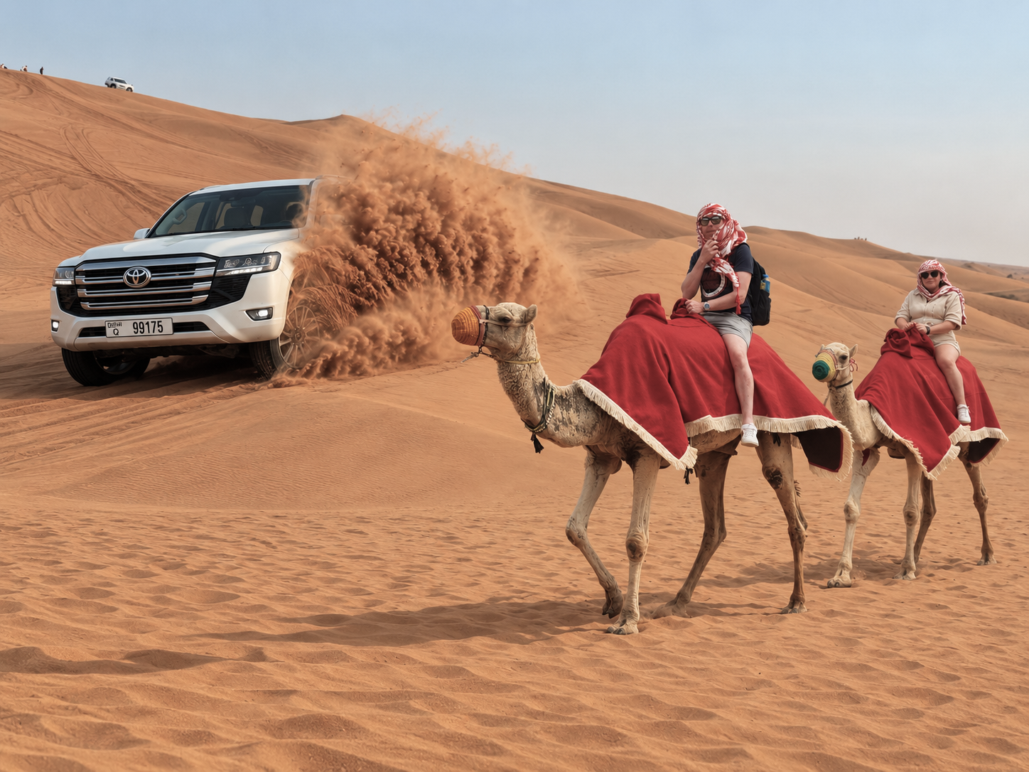 Red Dunes Desert Safari with Premium Camp & Live Entertainment