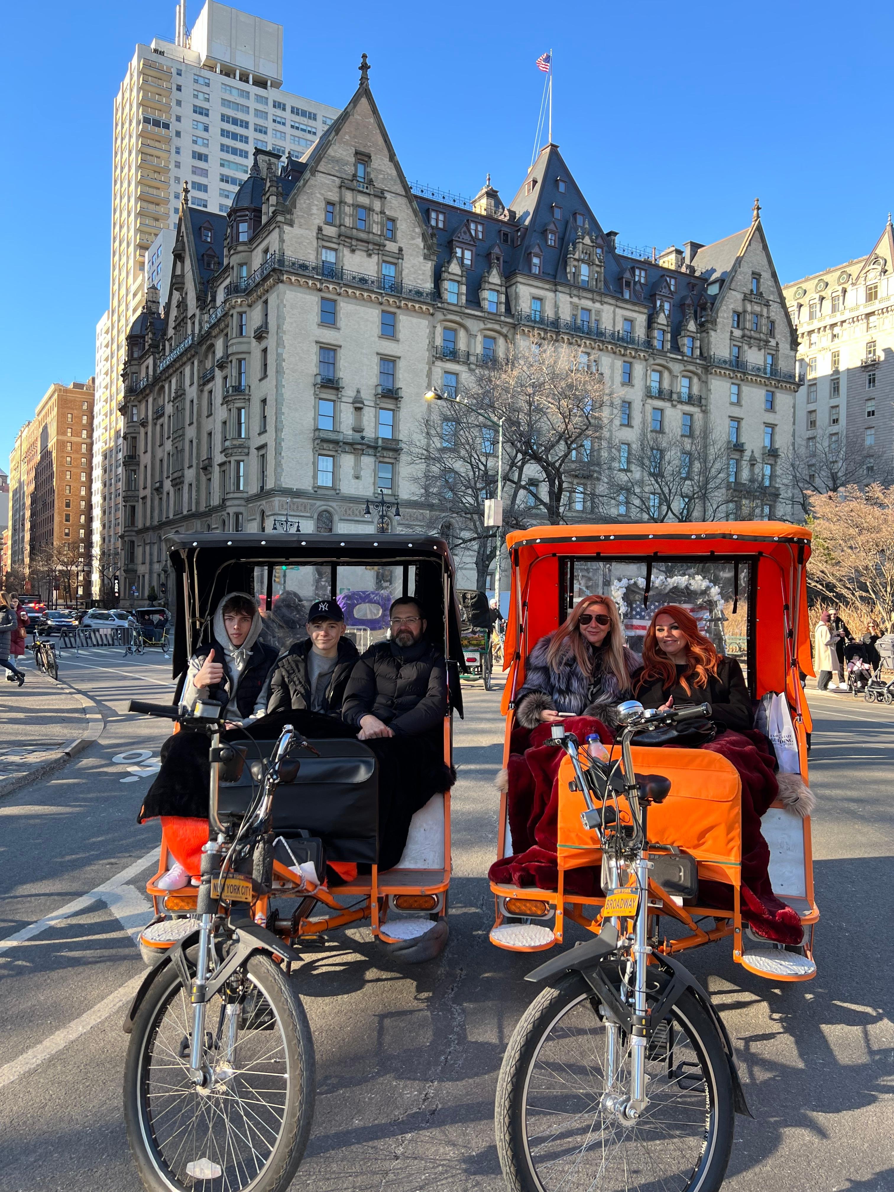 Private Central Park Pedicab Tour
