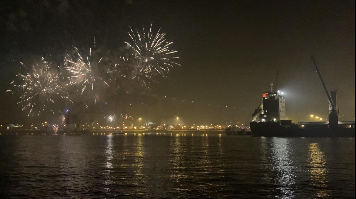 New Year's Eve Sailboat Celebration in Lisbon