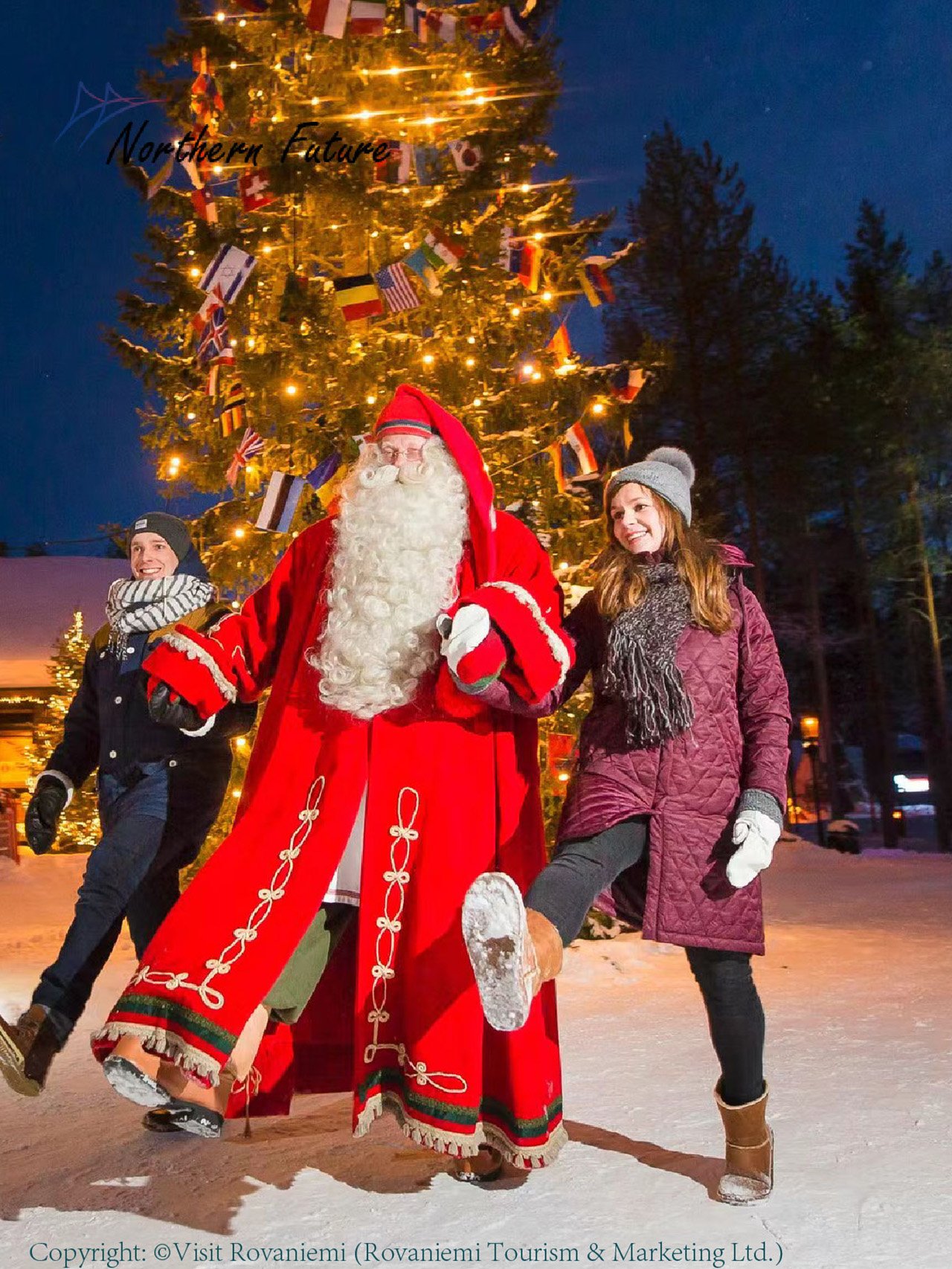 Rovaniemi Arctic Magic: Santa, Reindeer & Husky Sleigh Adventure
