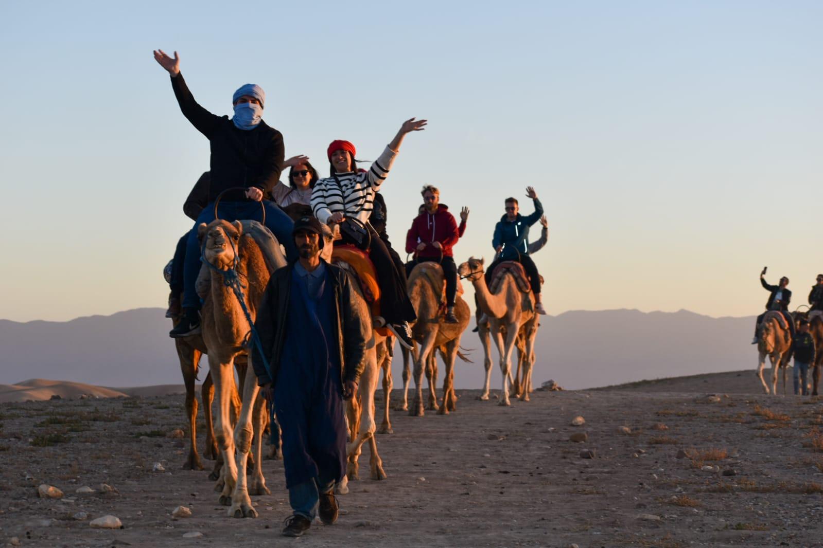 Agafay Desert Sunset, Camel Ride & Berber Dinner Show from Marrakech