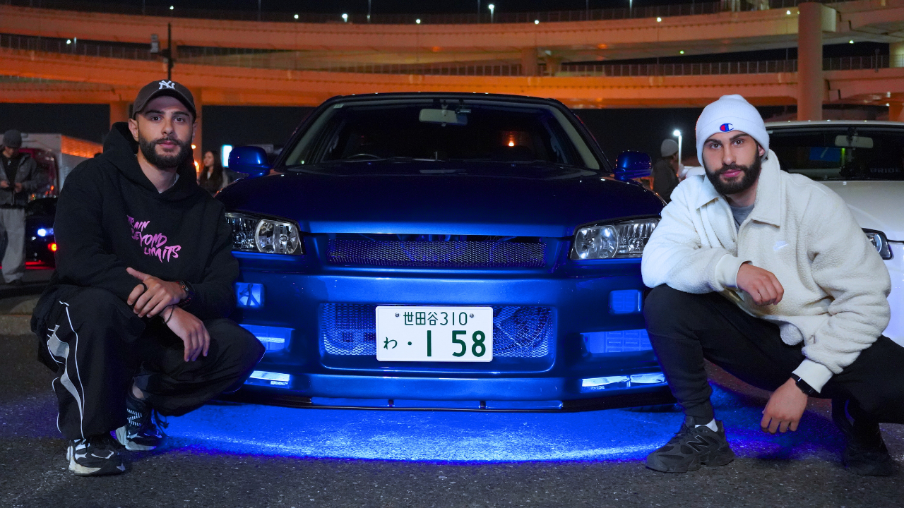 【Self-Drive in Tokyo】R34/35 GT-R JDM TOUR to Daikoku PA