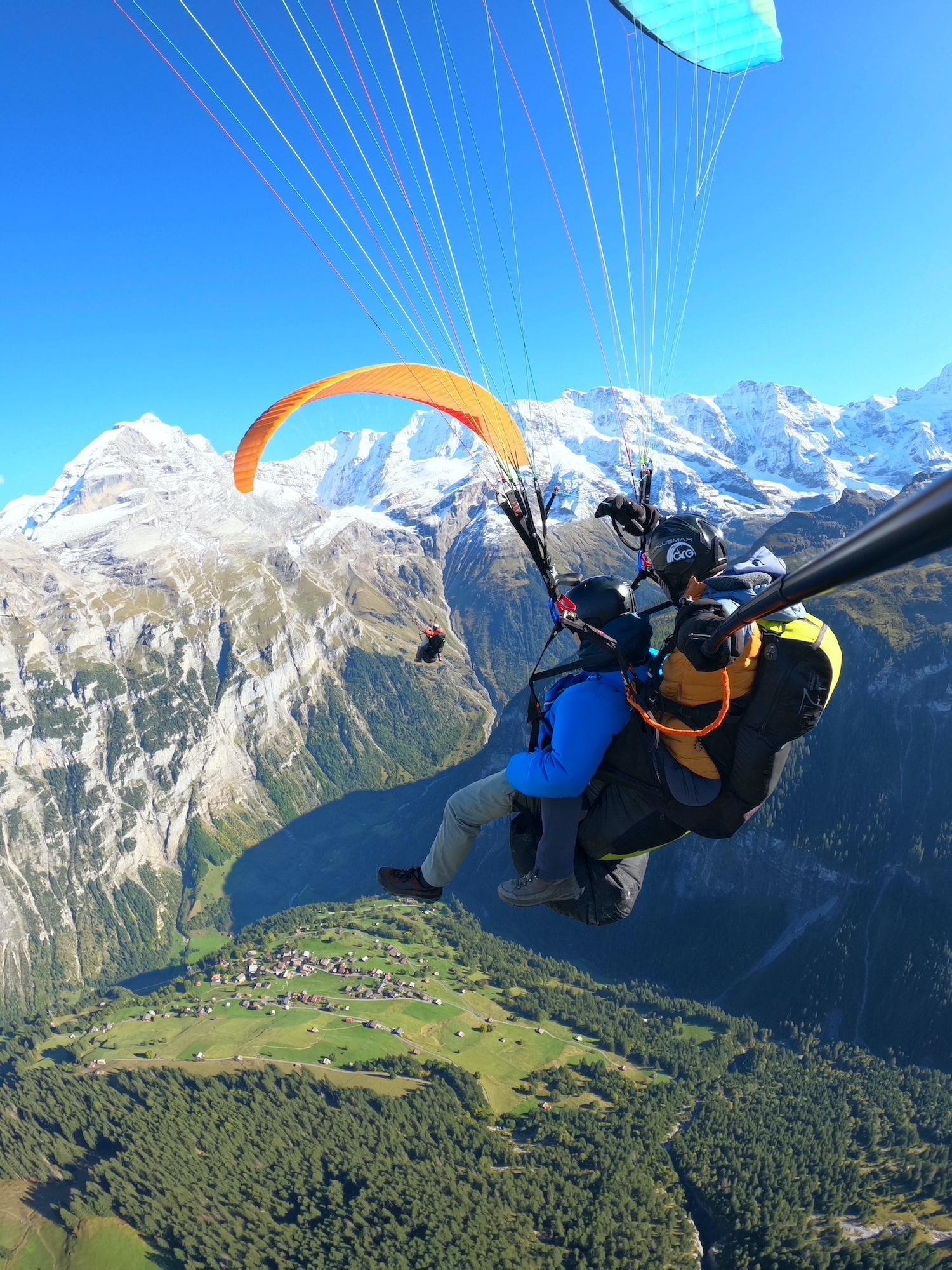 Mürren Paragliding Panorama Tandem Flight