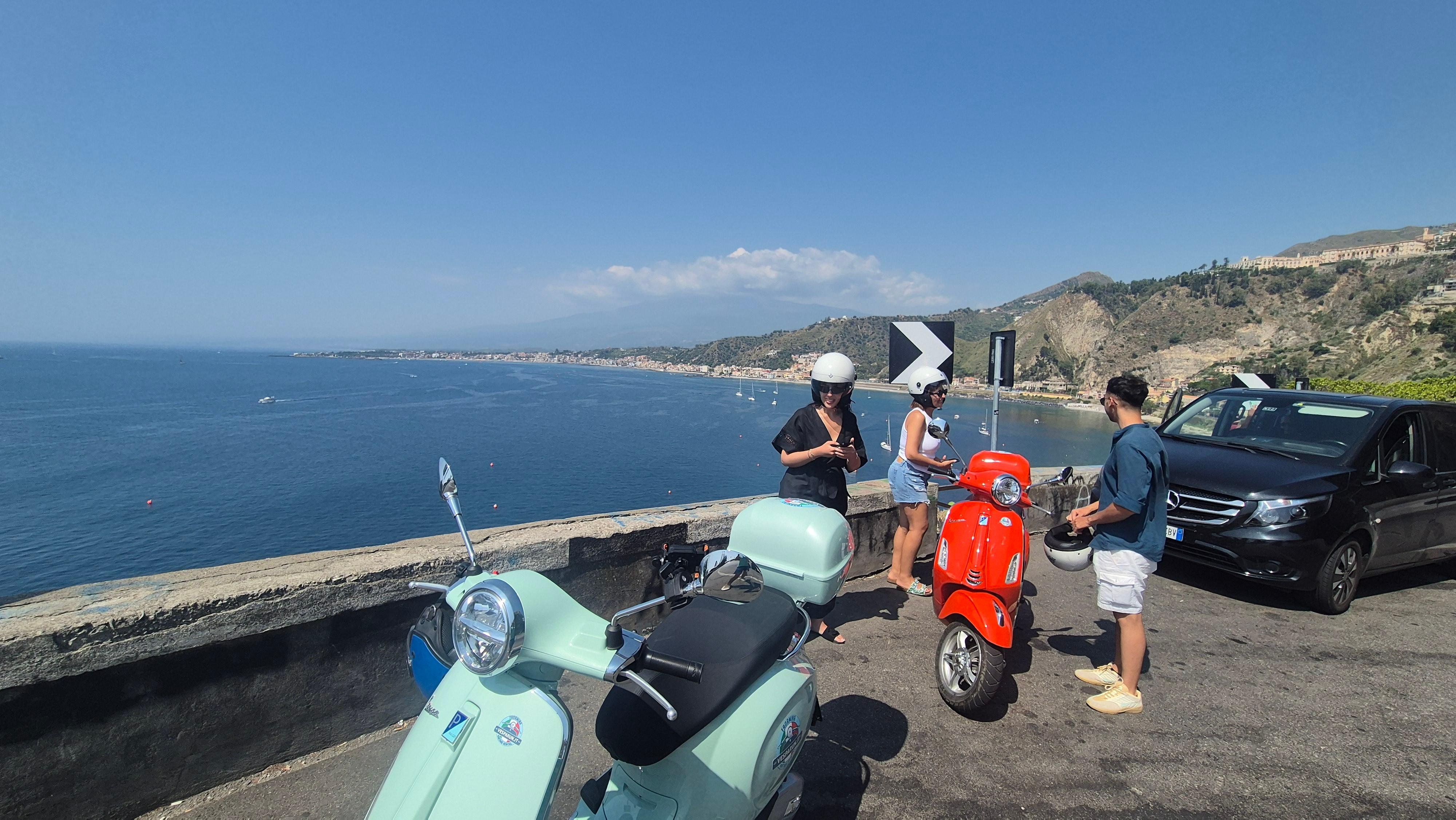 The Vespa tour of Taormina and Castelmola past the White Lotus locations - Taormina, Sicily (5 of 9)