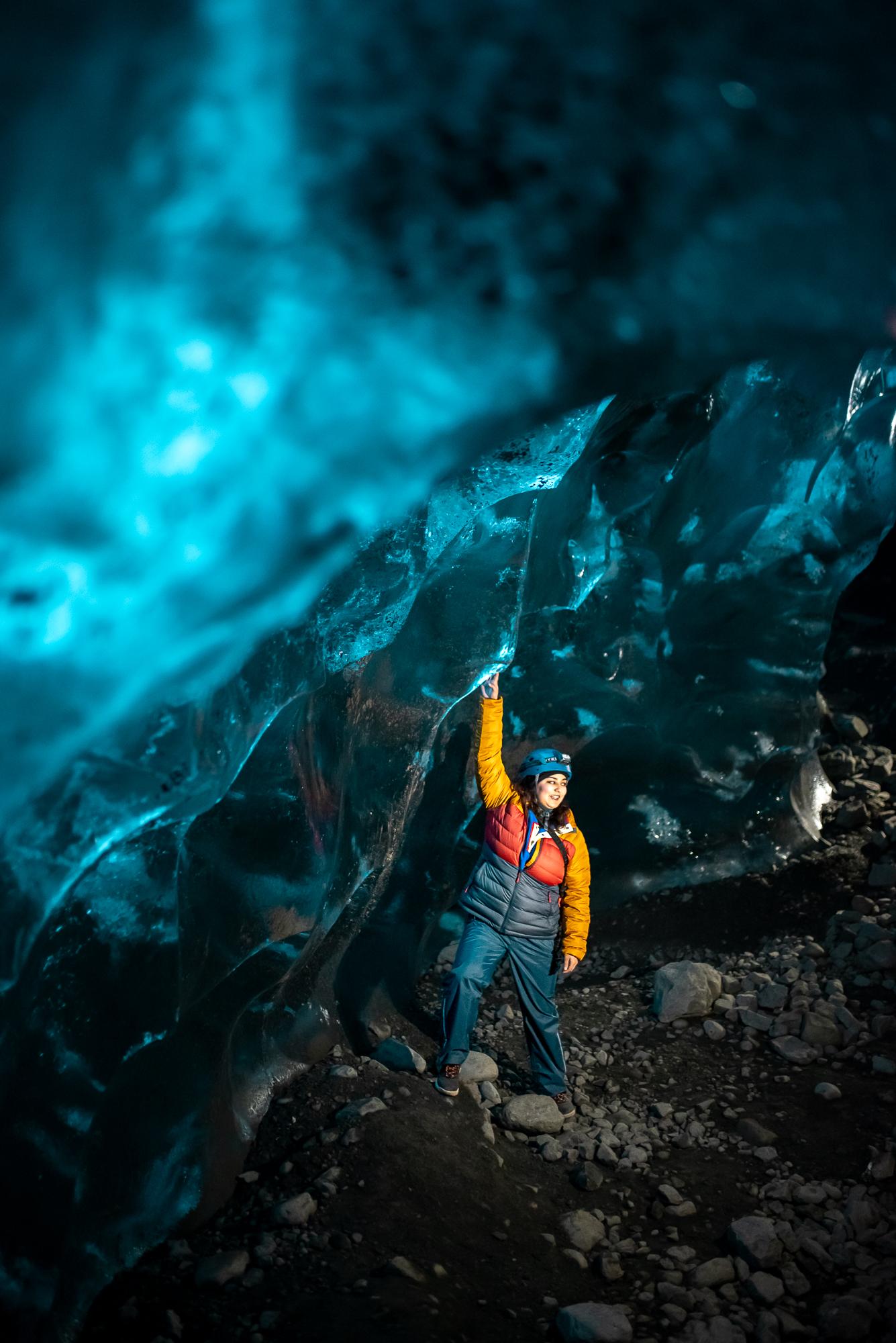 From Jökulsárlón: Vatnajökull Glacier Blue Ice Cave Tour