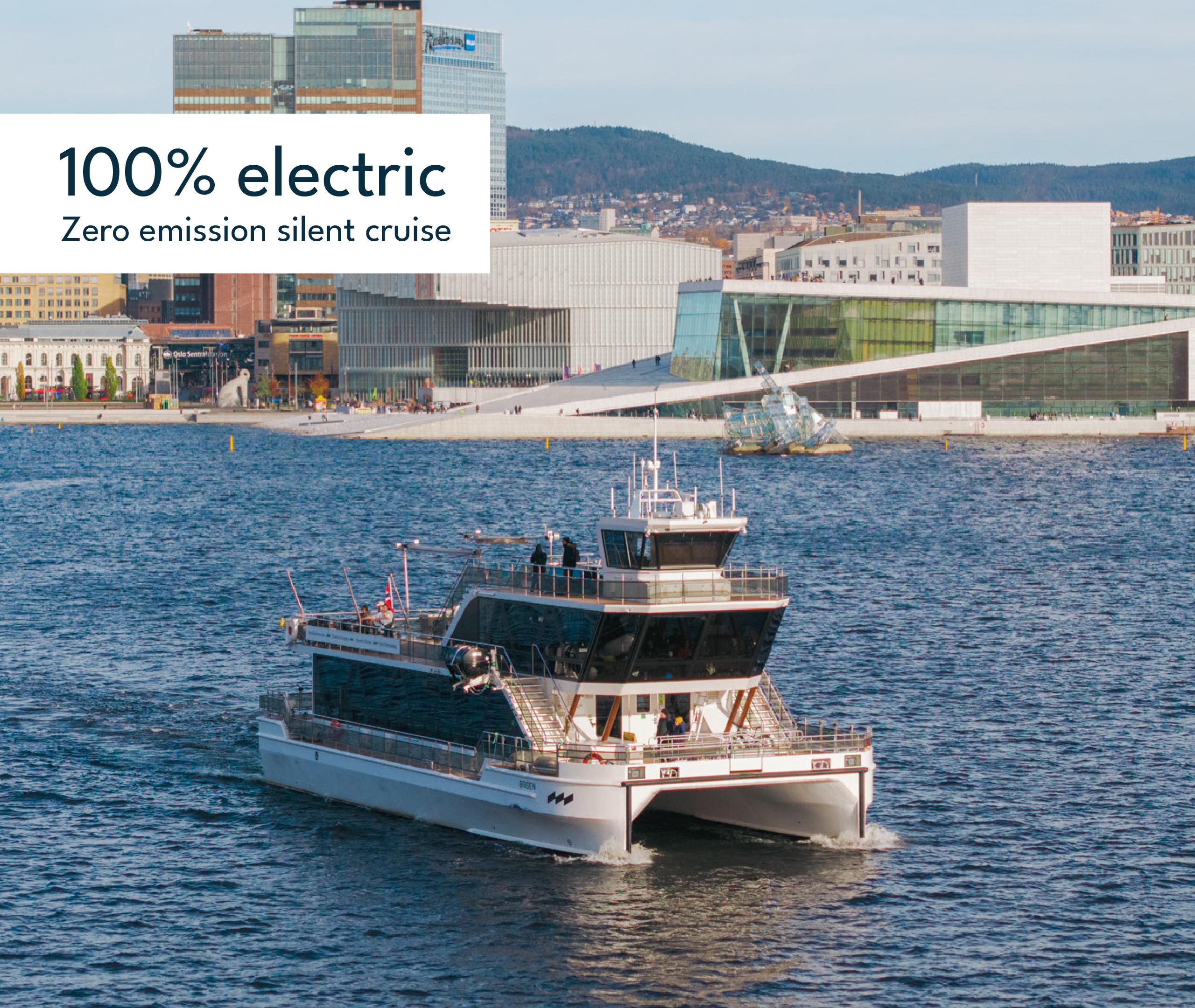 Oslo Fjord Sightseeing: Hybrid-Electric Cruise