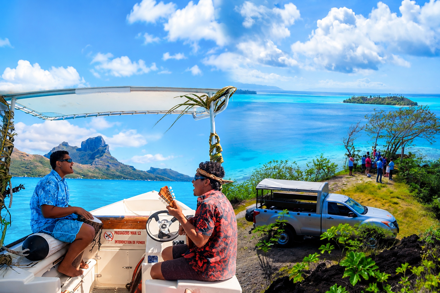 Bora Bora Snorkeling & 4x4 Island Safari