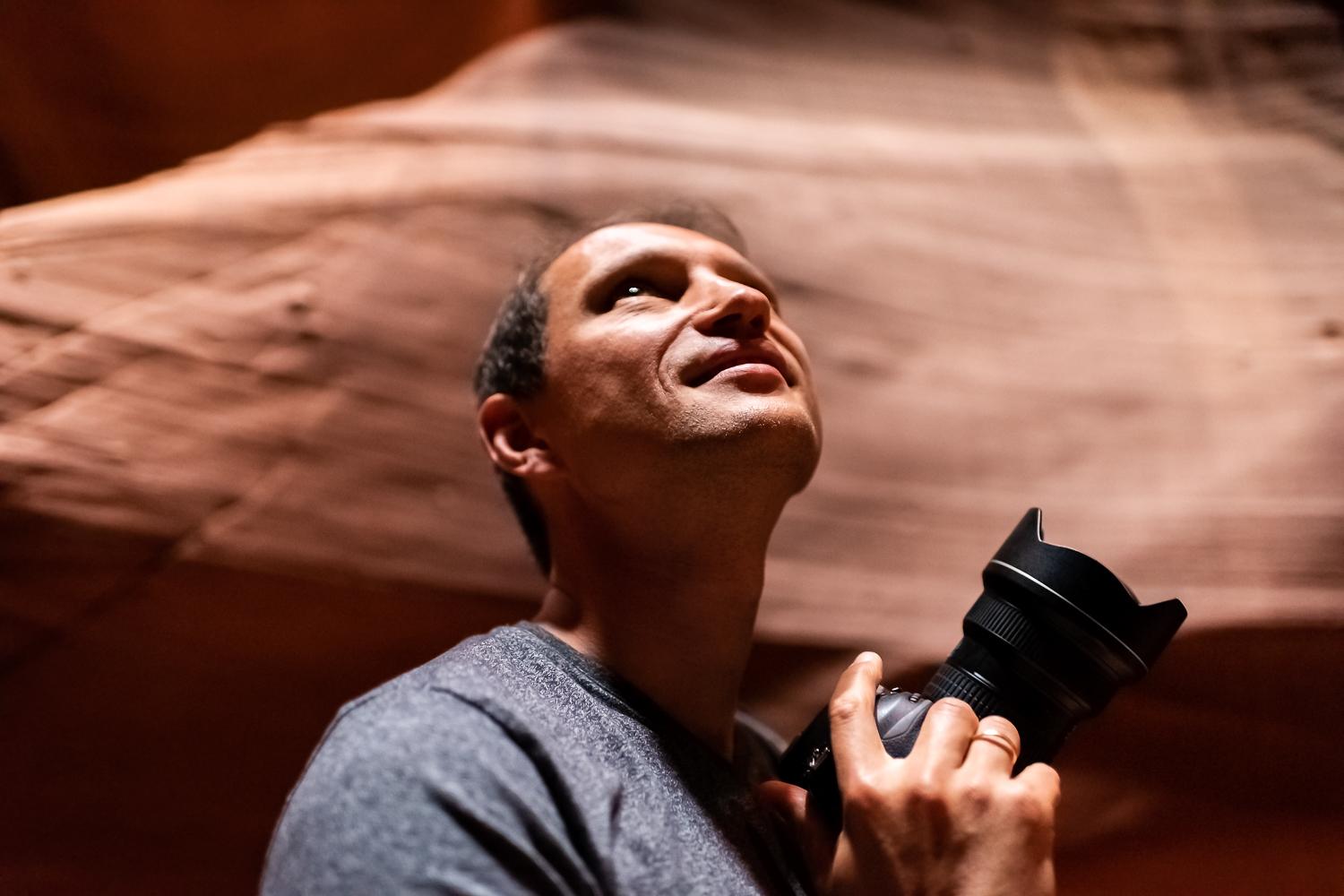 Navajo-guided walk through Lower Antelope Canyon's sculpted sandstone corridors