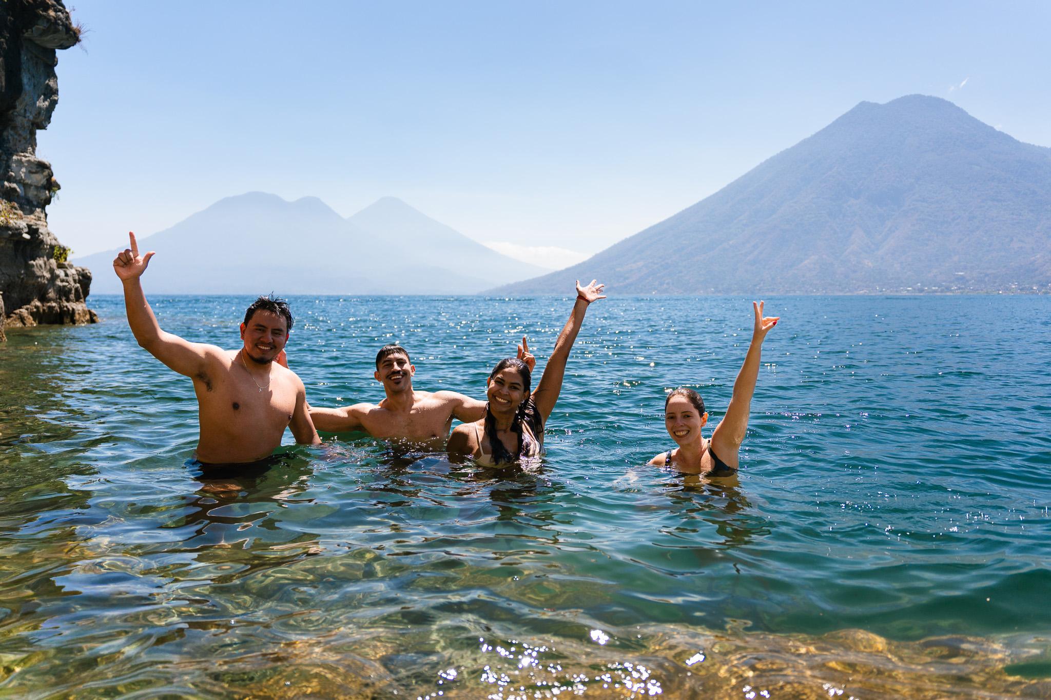 Lake Atitlán Volcano Hike, Cliff Jumping & Maya Culture Tour