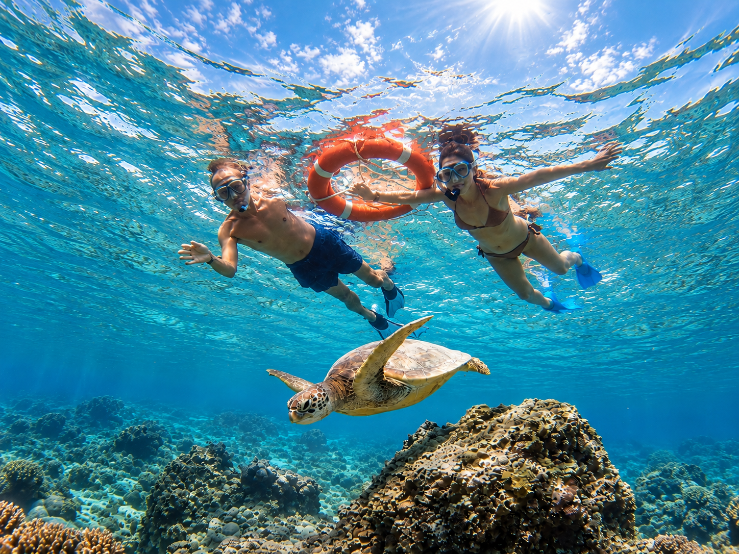 Gili Air Snorkeling Trip: Turtles, Statues & GoPro