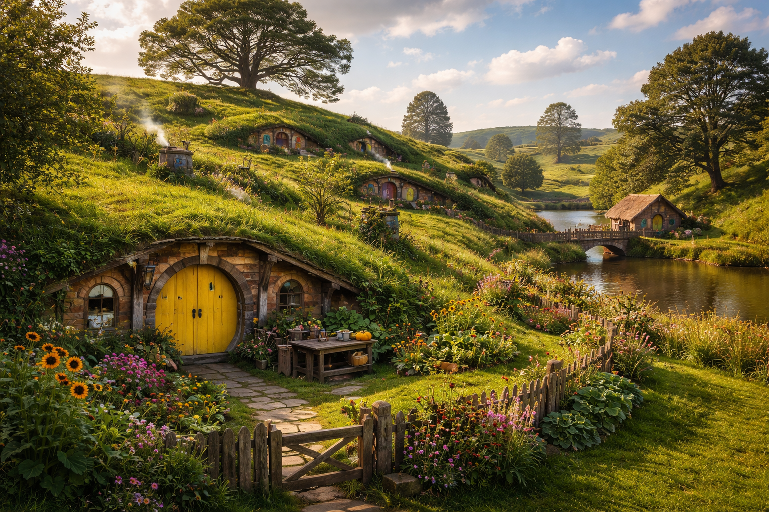 Private Waitomo Glowworm Caves, Blue Spring & Hobbiton Full-Day Tour
