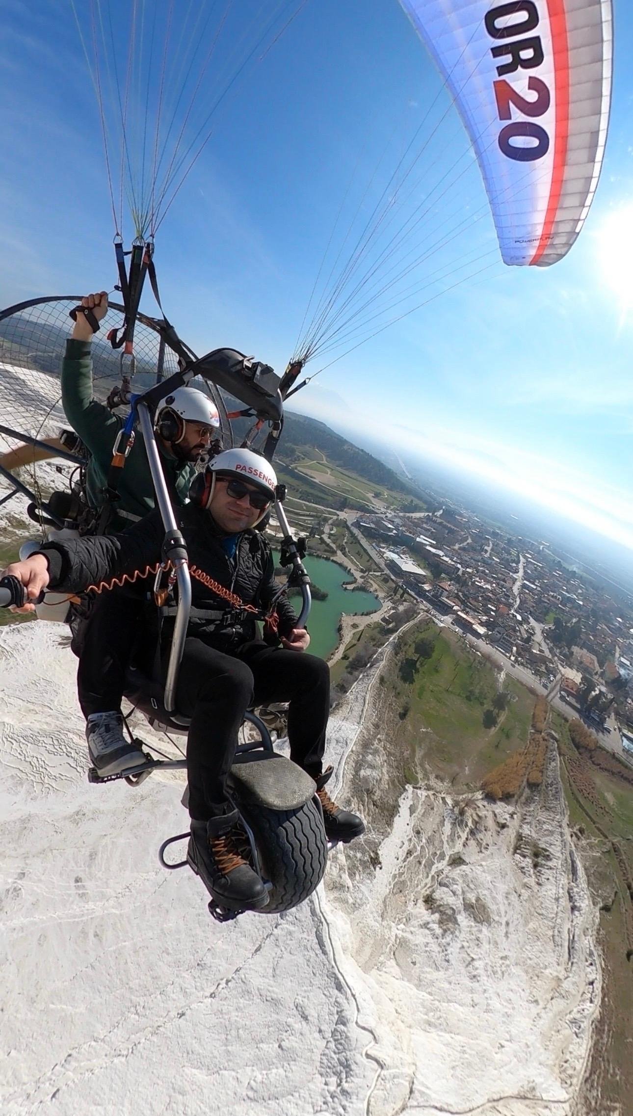Pamukkale Aerial Paratrike Adventure with Transfers