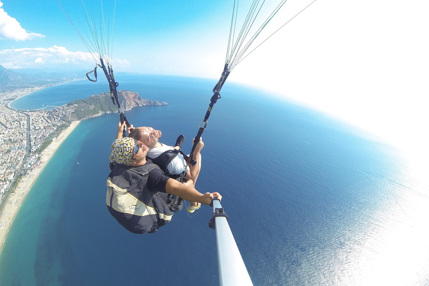 Tandem Paragliding Over Cleopatra Beach