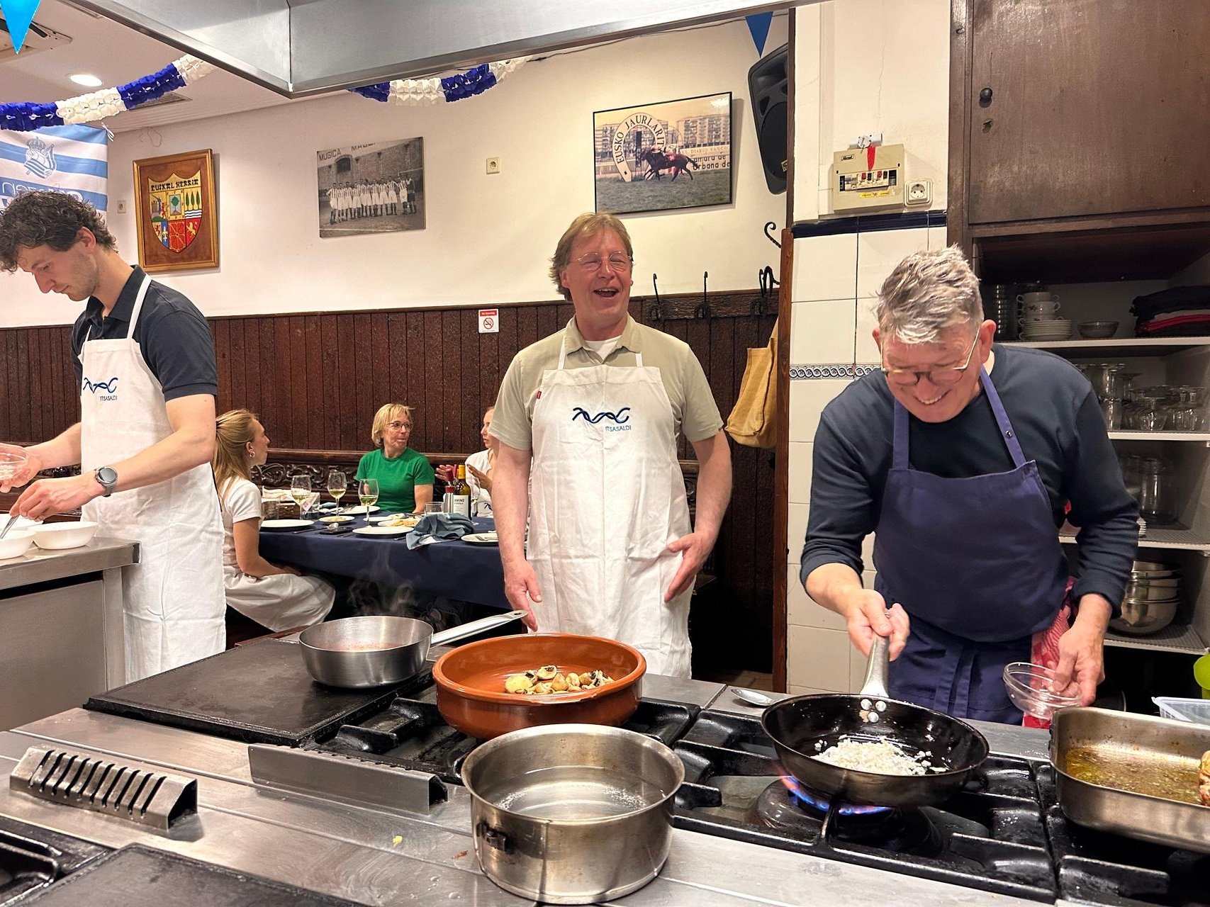 Traditional Basque Txoko Cooking & Dining Experience